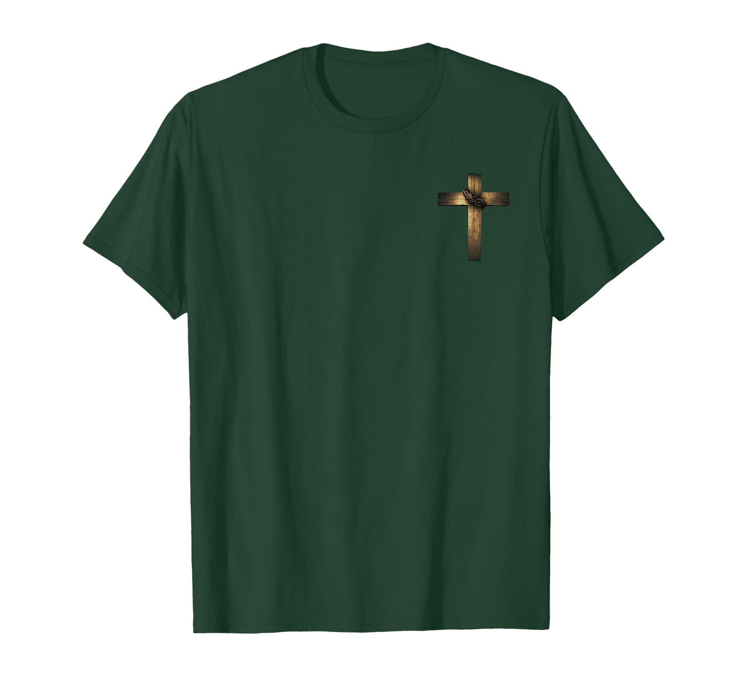 Faith Over Fear American Christian Cross God Jesus T-Shirt