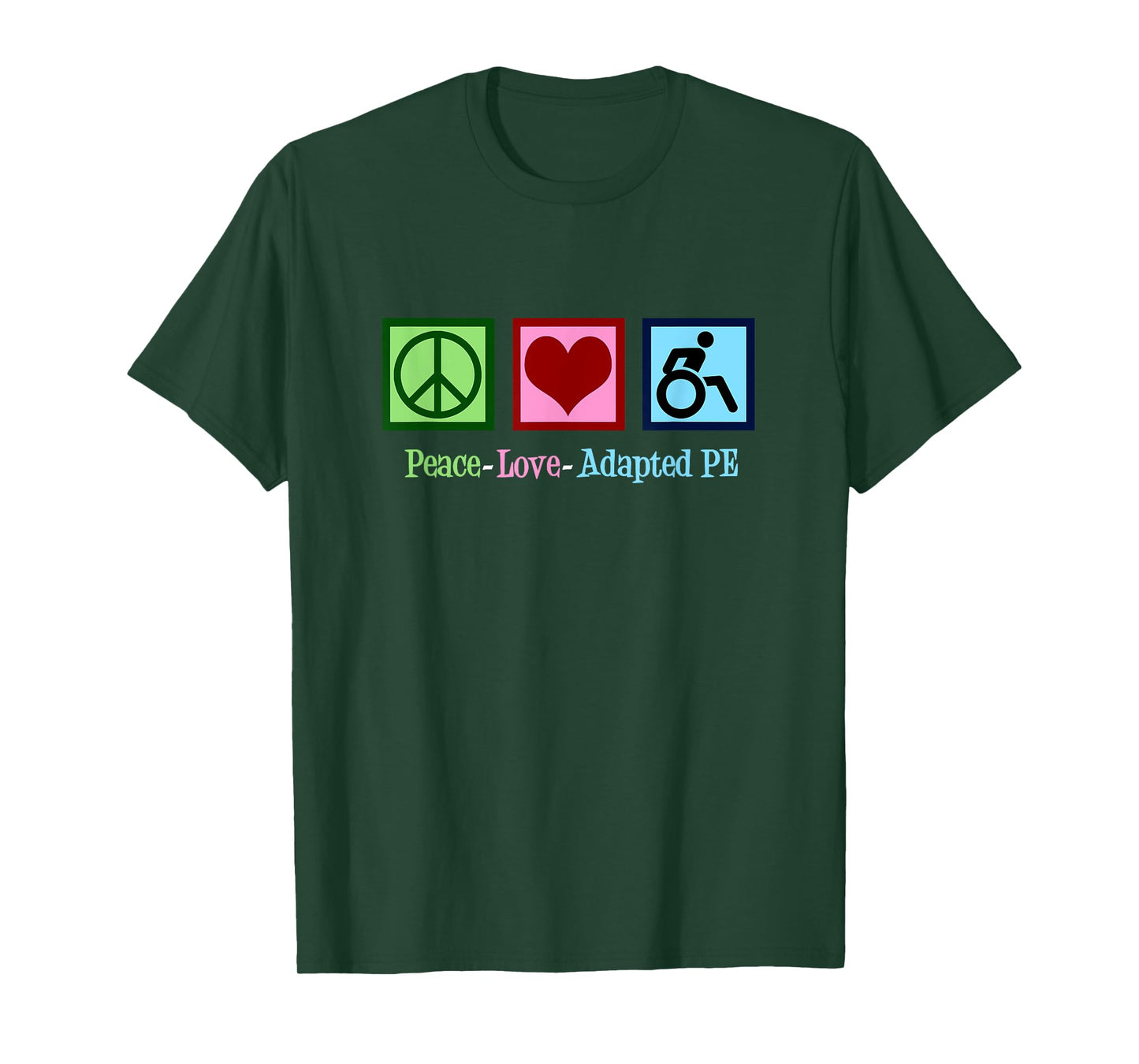 Peace Love Adapted PE T-Shirt