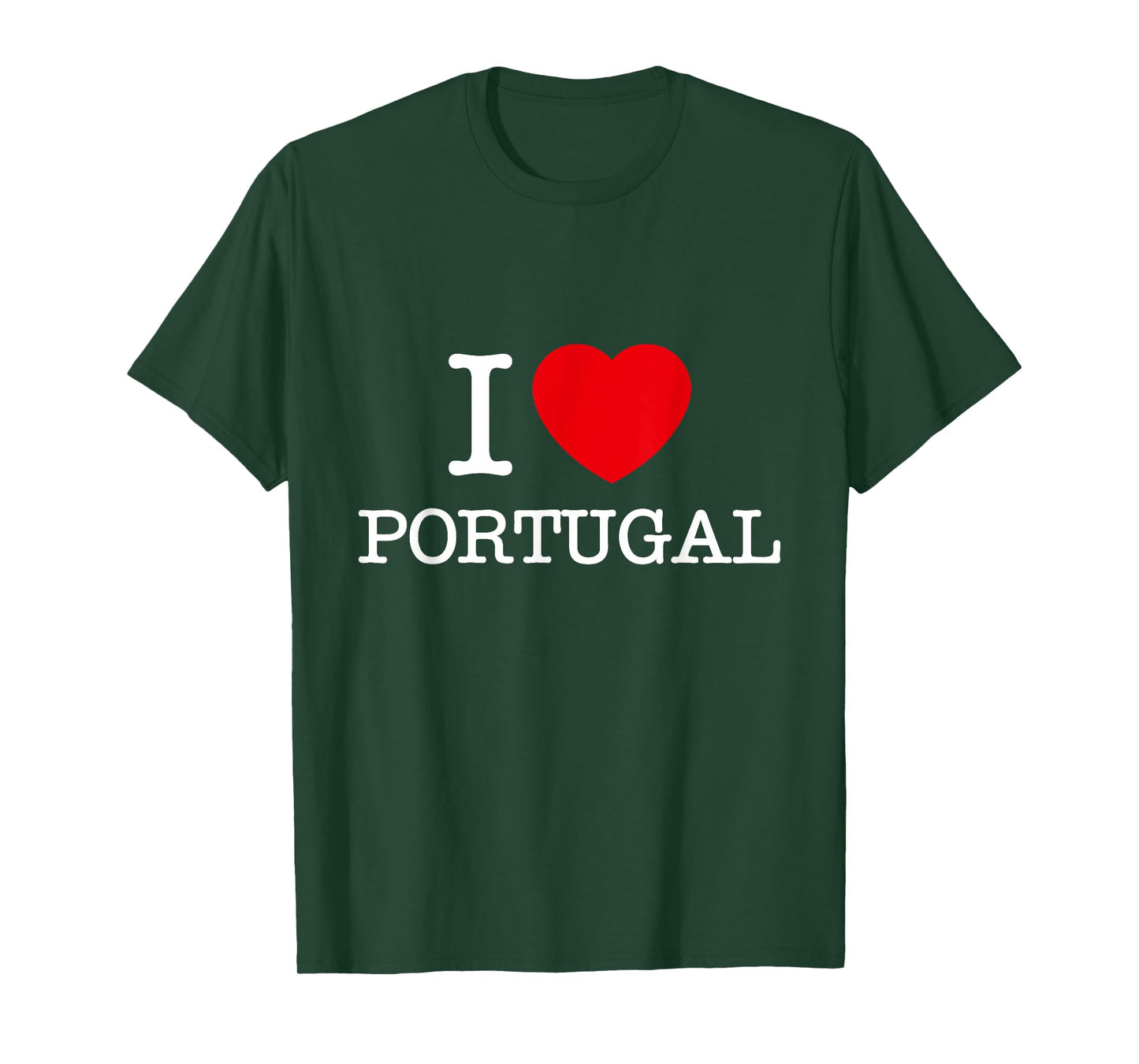 I Love Portugal, Enjoy Cool Portugal Novelty Graphic Designs T-Shirt