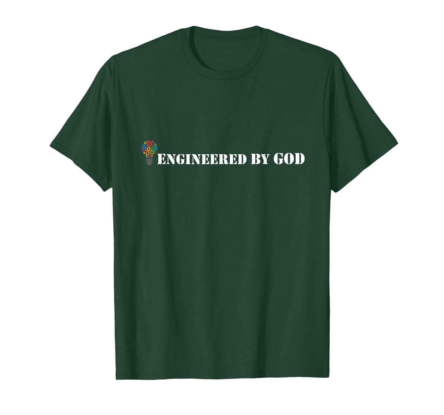 Engineered By God Design Christian Creation T-Shirts T-Shirt