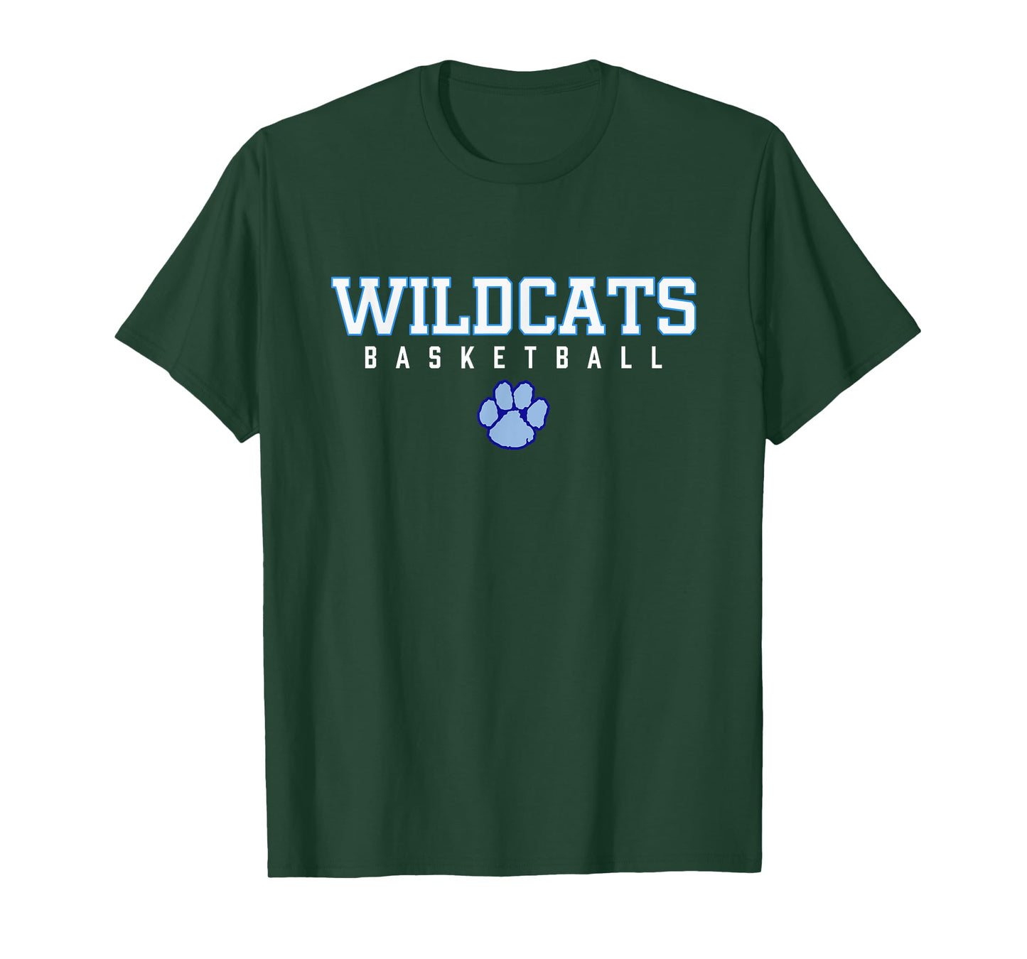 Camden County Wildcats Logo Basketball HS T-Shirt