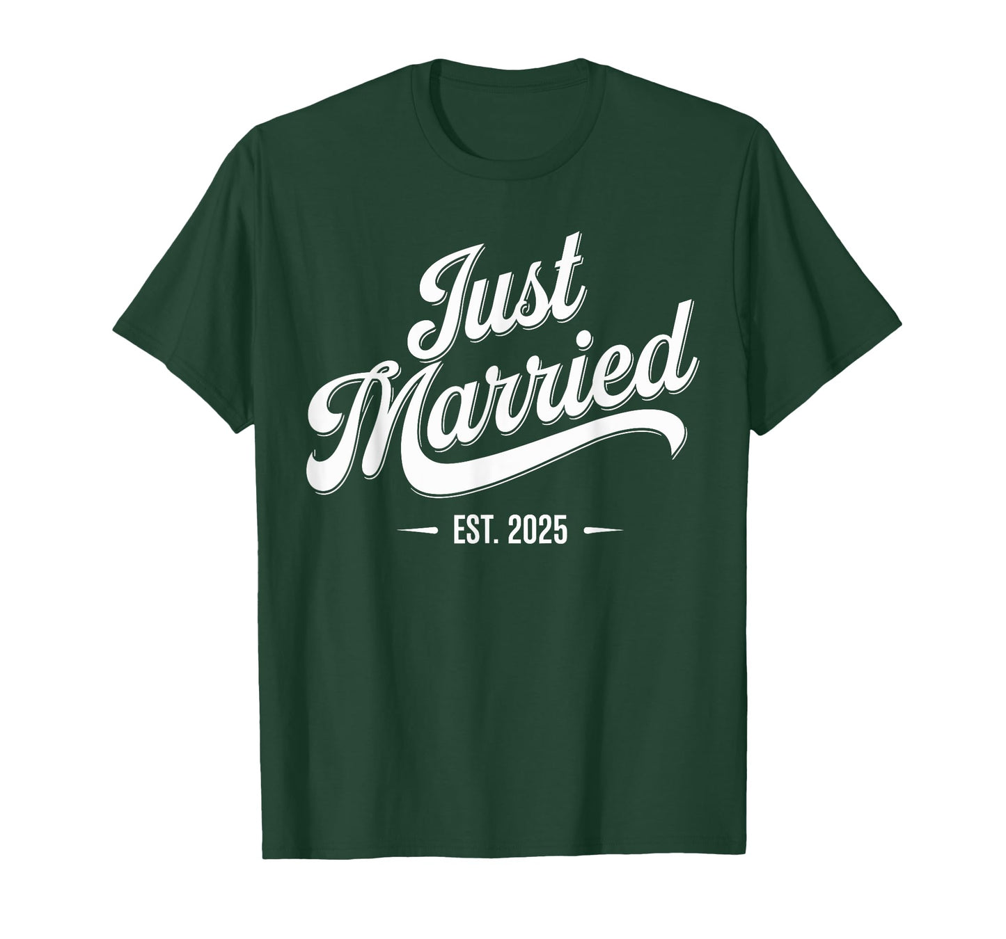 Mr. Est. 2025 Just Married Wedding Hubby Mr & Mrs T-Shirt