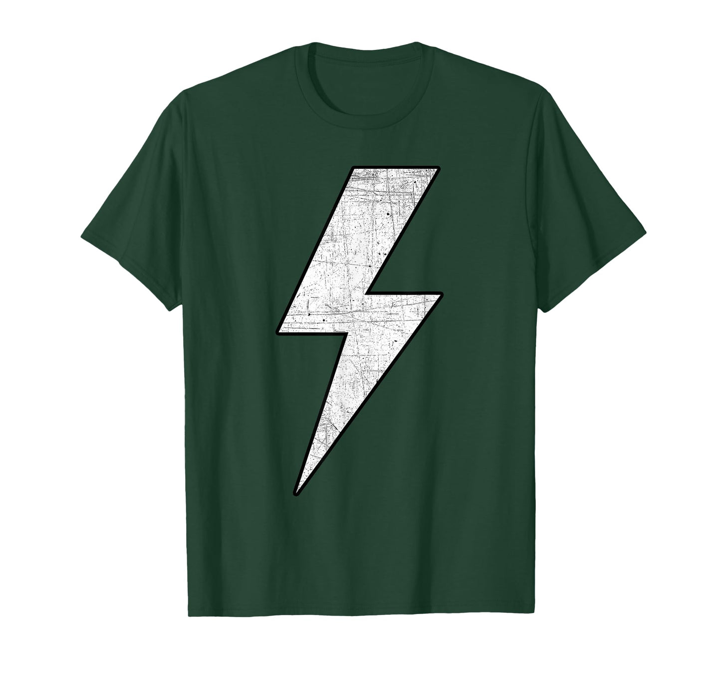 BLACK & WHITE Bolt Lightning Thunderbolt Team T-Shirt