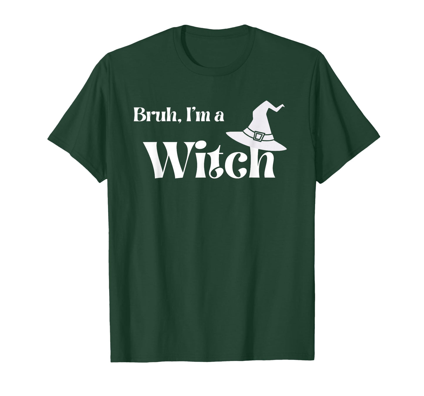 Bruh I’m A Witch Halloween Funny Group Costume Matching T-Shirt