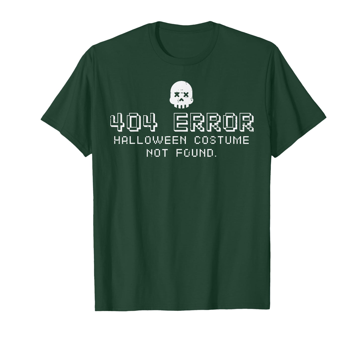 Halloween Costume Not Found 404 Error Programmer Men Women T-Shirt