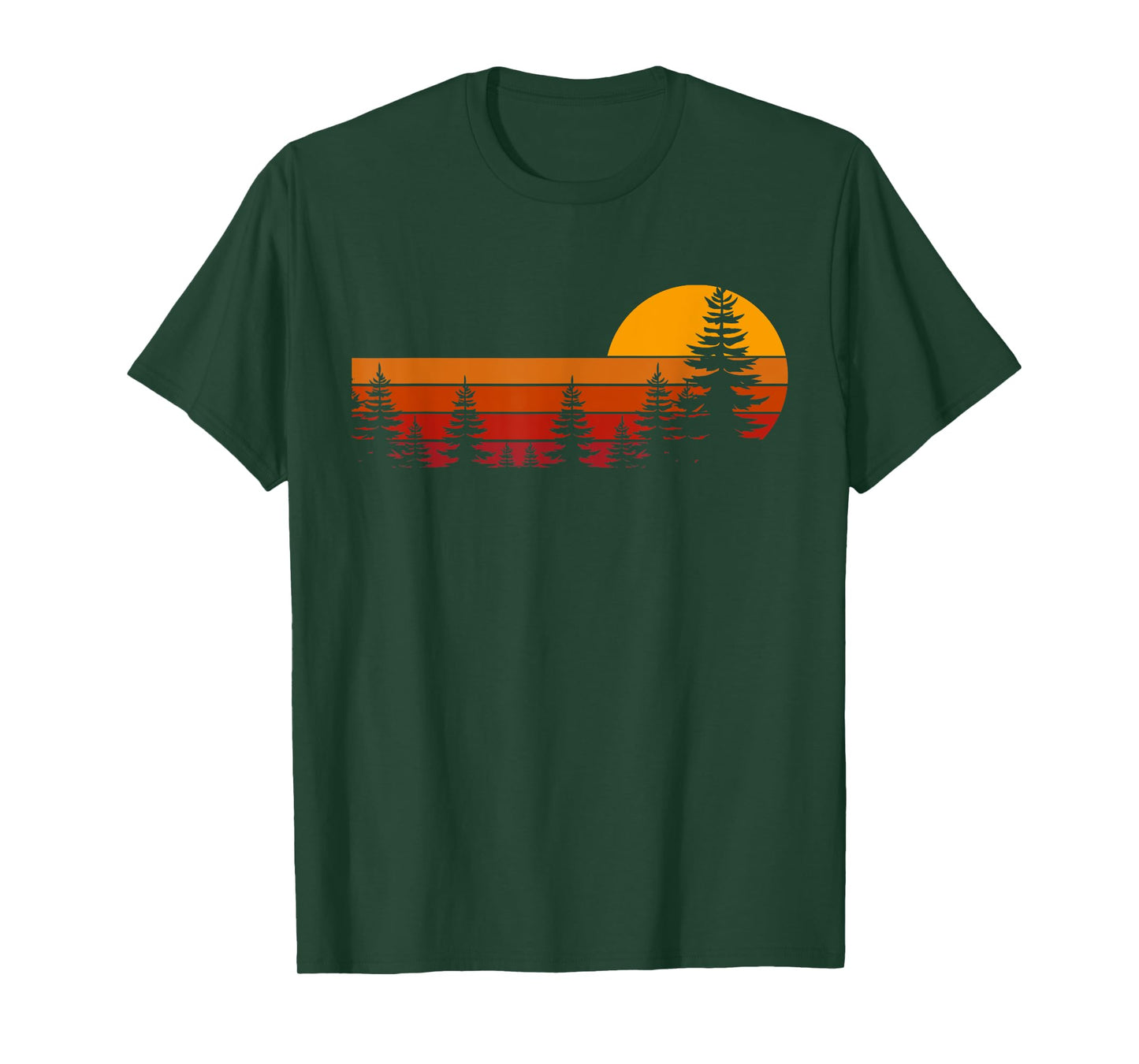 Trees Tshirt Wildlife Nature Vintage Forest Woods Outdoor T-Shirt