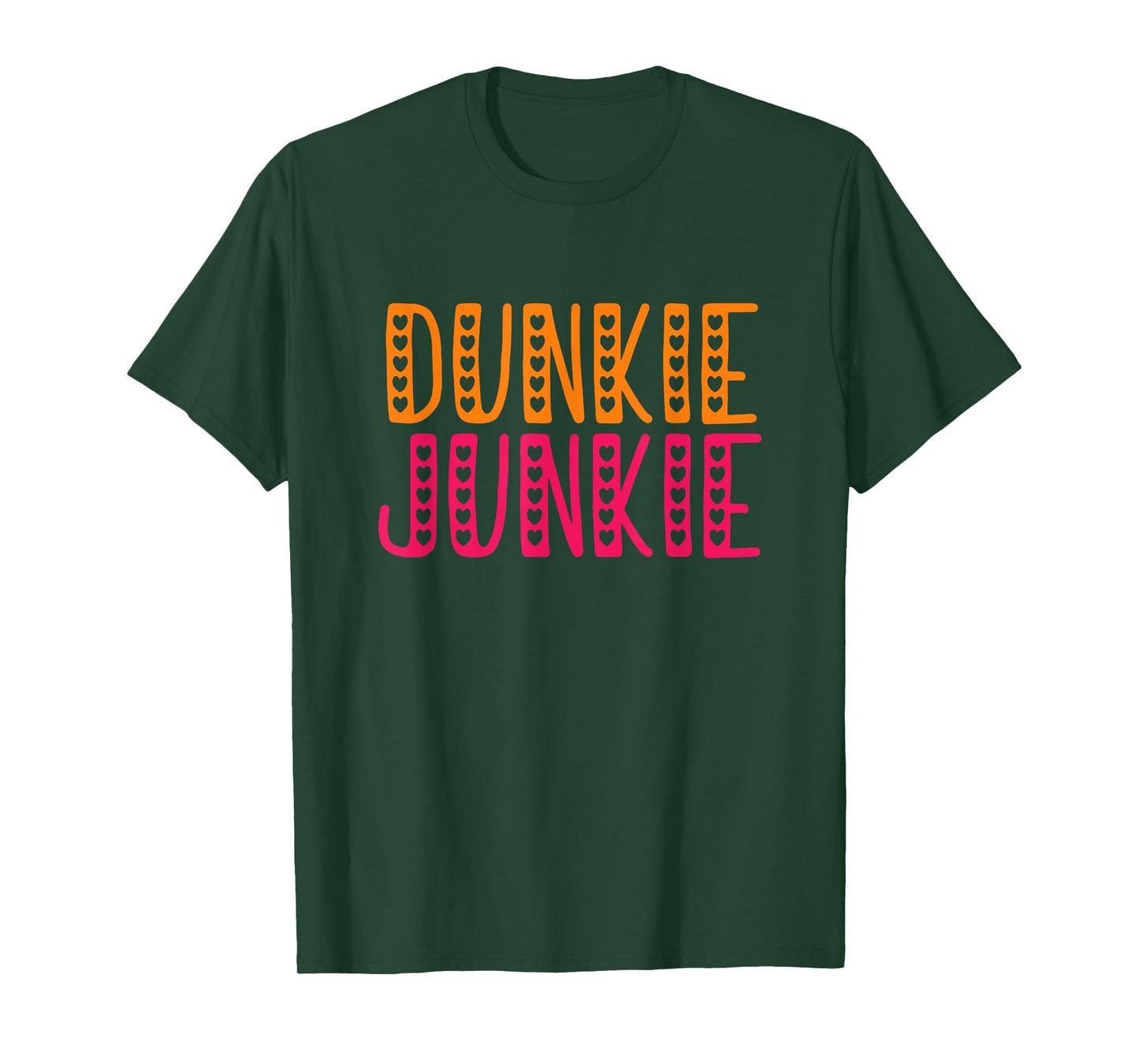 Funny Dunkie Junkie Coffee Love valentines day Funny Coffee T-Shirt
