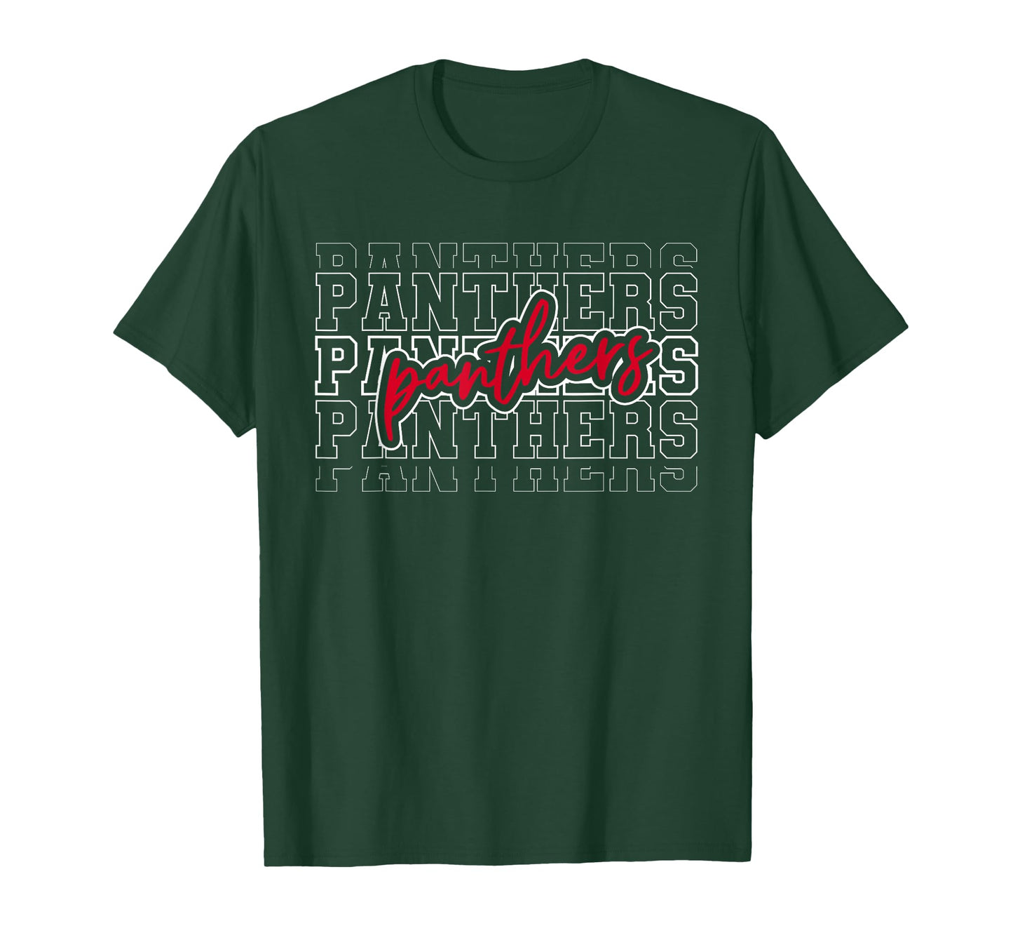 Vintage Panthers School Sports Name Spirit Back To School T-Shirt