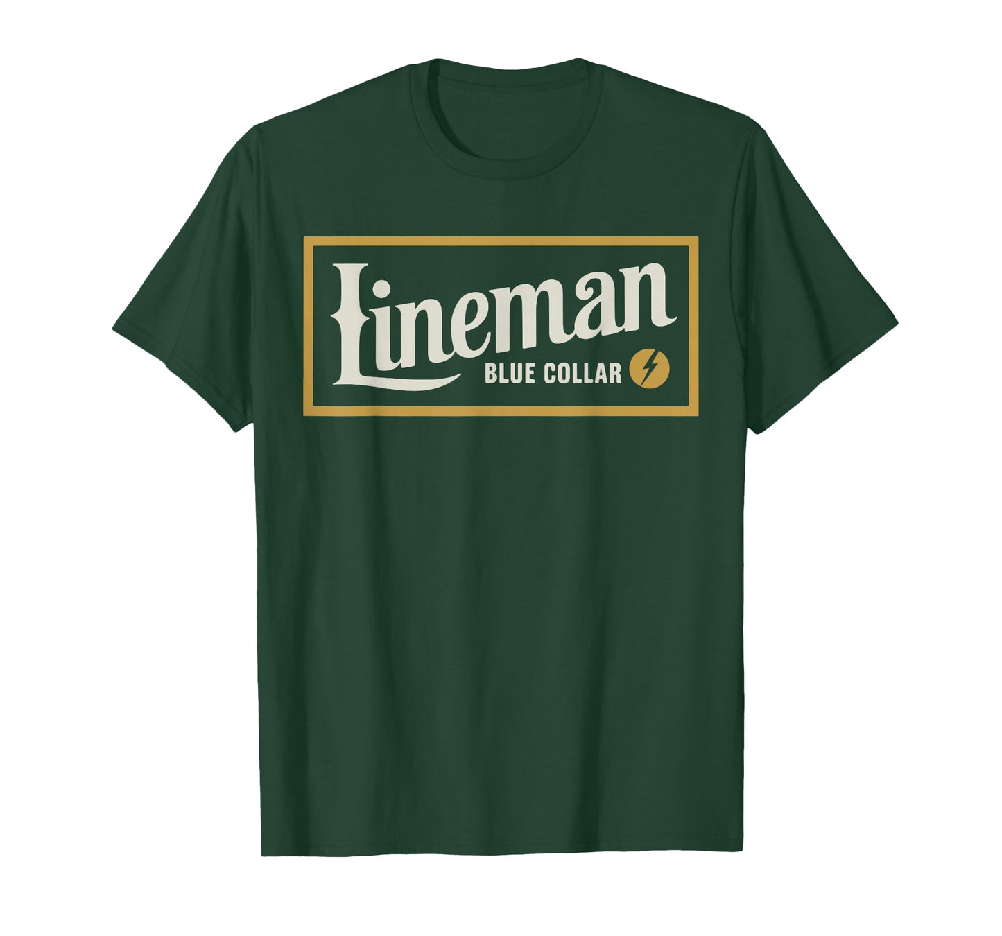 Vintage Lineman Blue Collar Retro Gift for Men Women Kid T-Shirt
