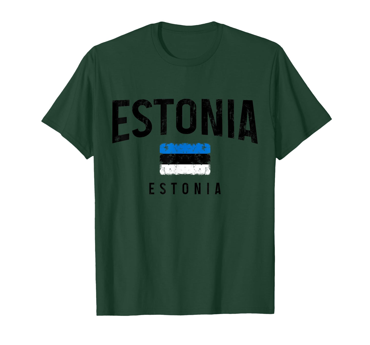 Estonia Estonia Estonian Flag Vintage Pride T-Shirt