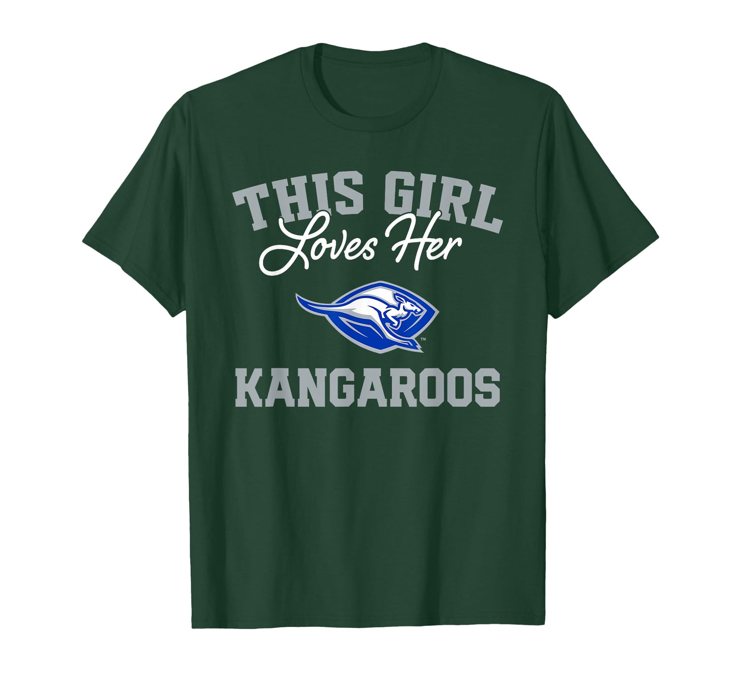 Weatherford Kangaroos Logo This Girl Loves Her HS T-Shirt