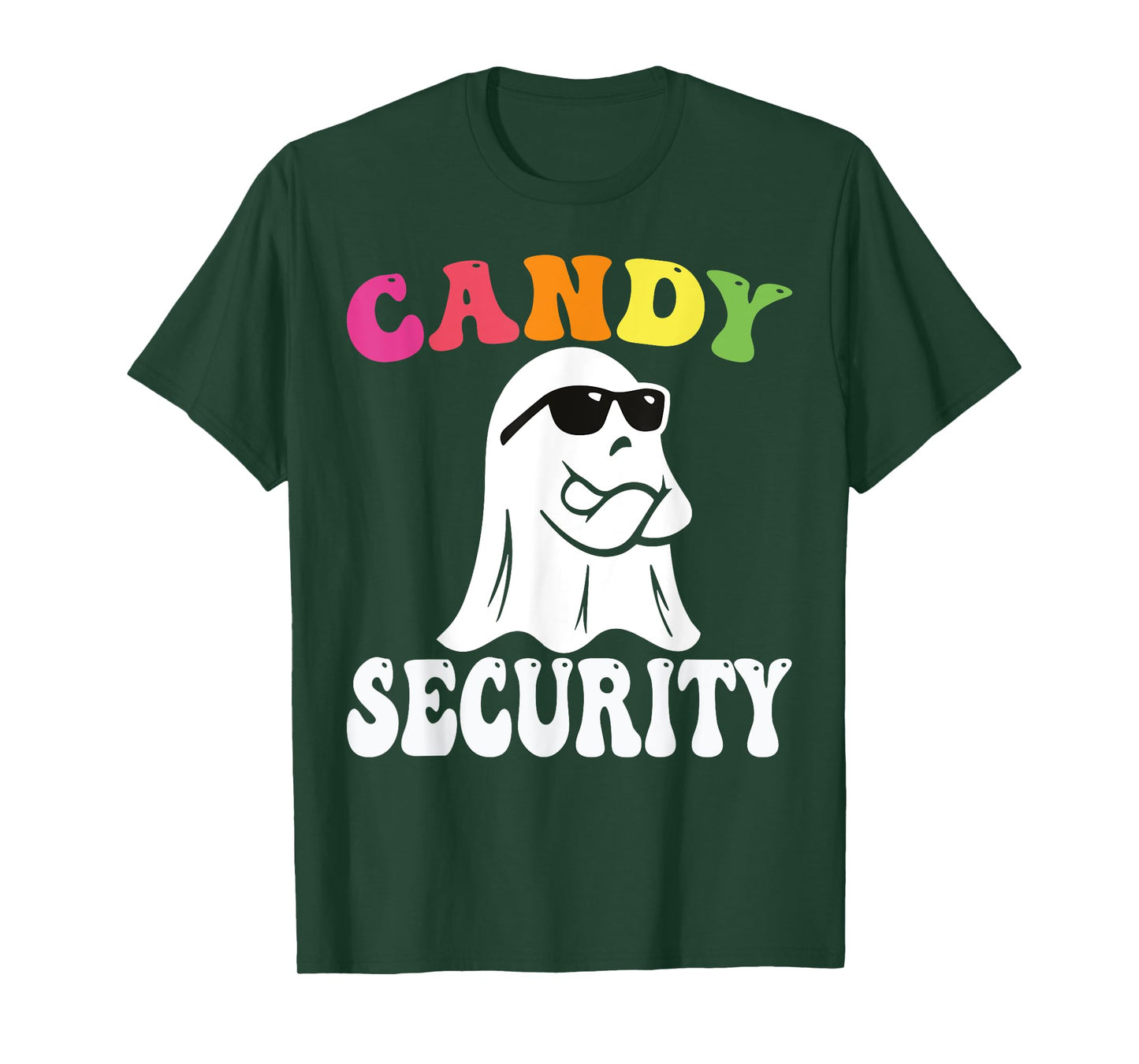 Funny Ghost Candy Security Halloween Costume Halloween Candy T-Shirt