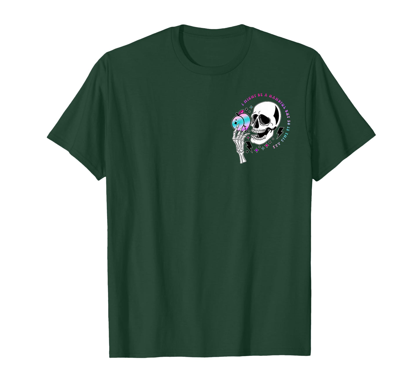 I Might Be A Handful But So Is This Ass Trendy Adult Humor T-Shirt