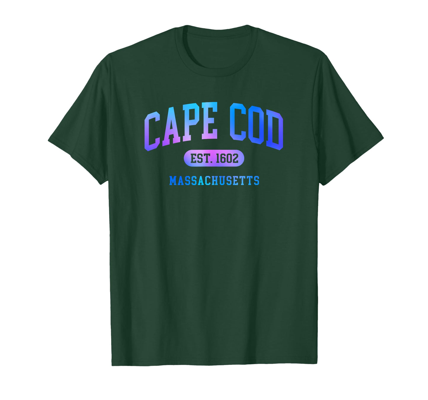 Cape Cod Massachusetts Preppy Throwback Boys Girls Souvenir T-Shirt