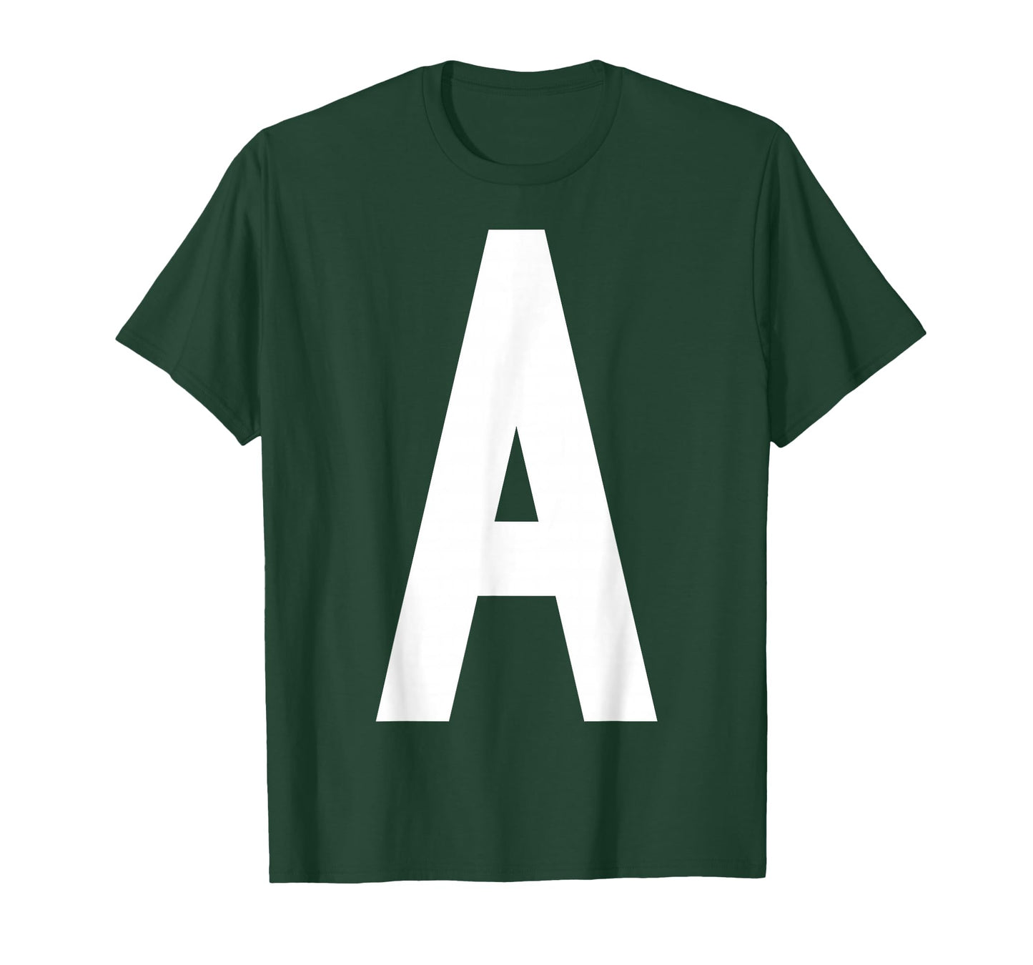Letter A Funny Group Matching Christmas Costume 2025 Family T-Shirt