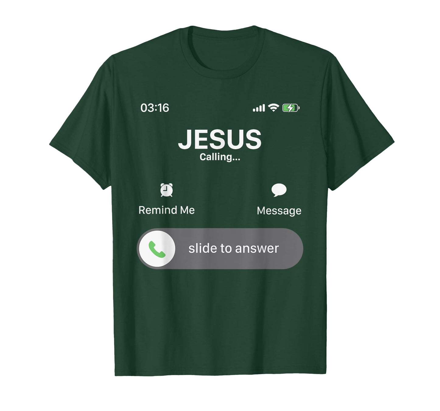 Religious Jesus is Calling Christian Church Lord T-Shirt