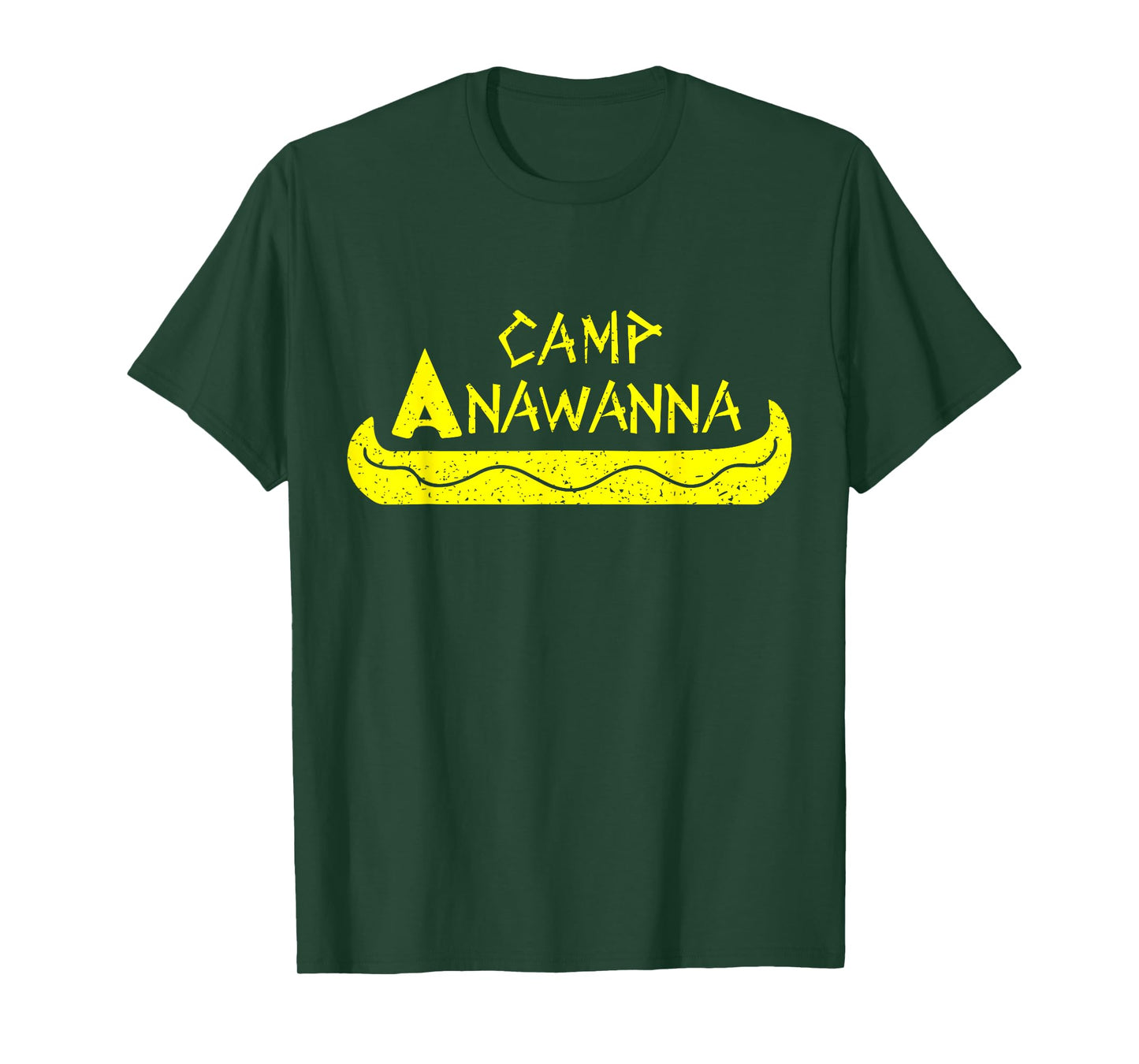 Camp Anawanna Outfits Unisex-Adults Vintage T-Shirt Black Small Classic Fit Crew Neck Short Sleeve