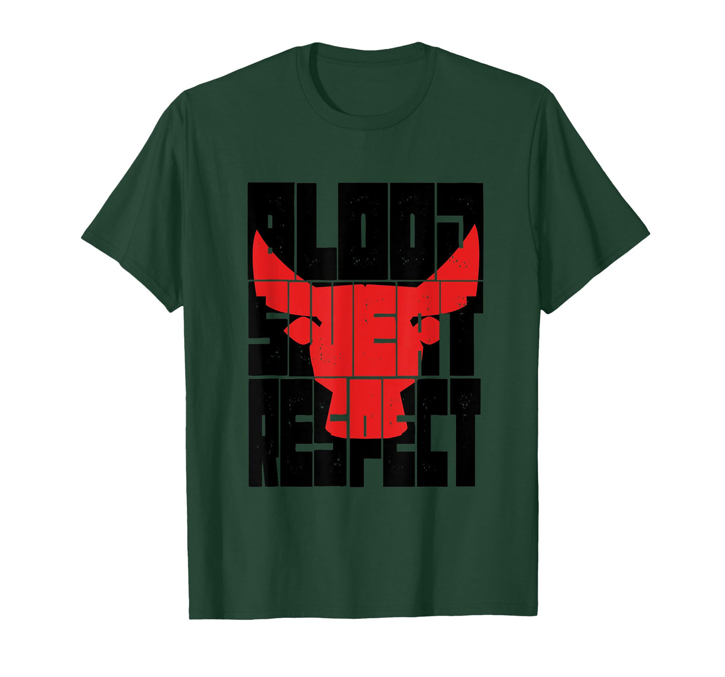 Blood Sweat Respect Motivational Gym Fitness Fighting Spirit T-Shirt