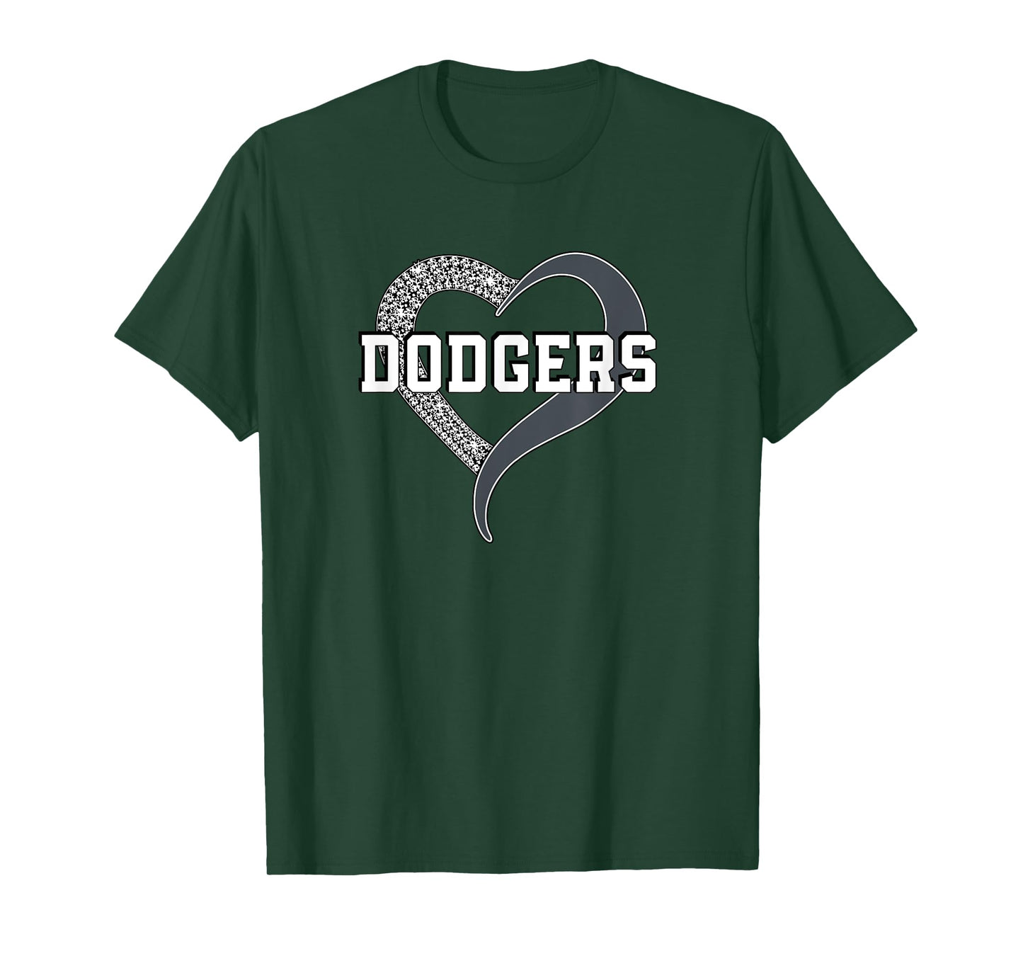 Dodgers Madison Diamond Heart HS T-Shirt