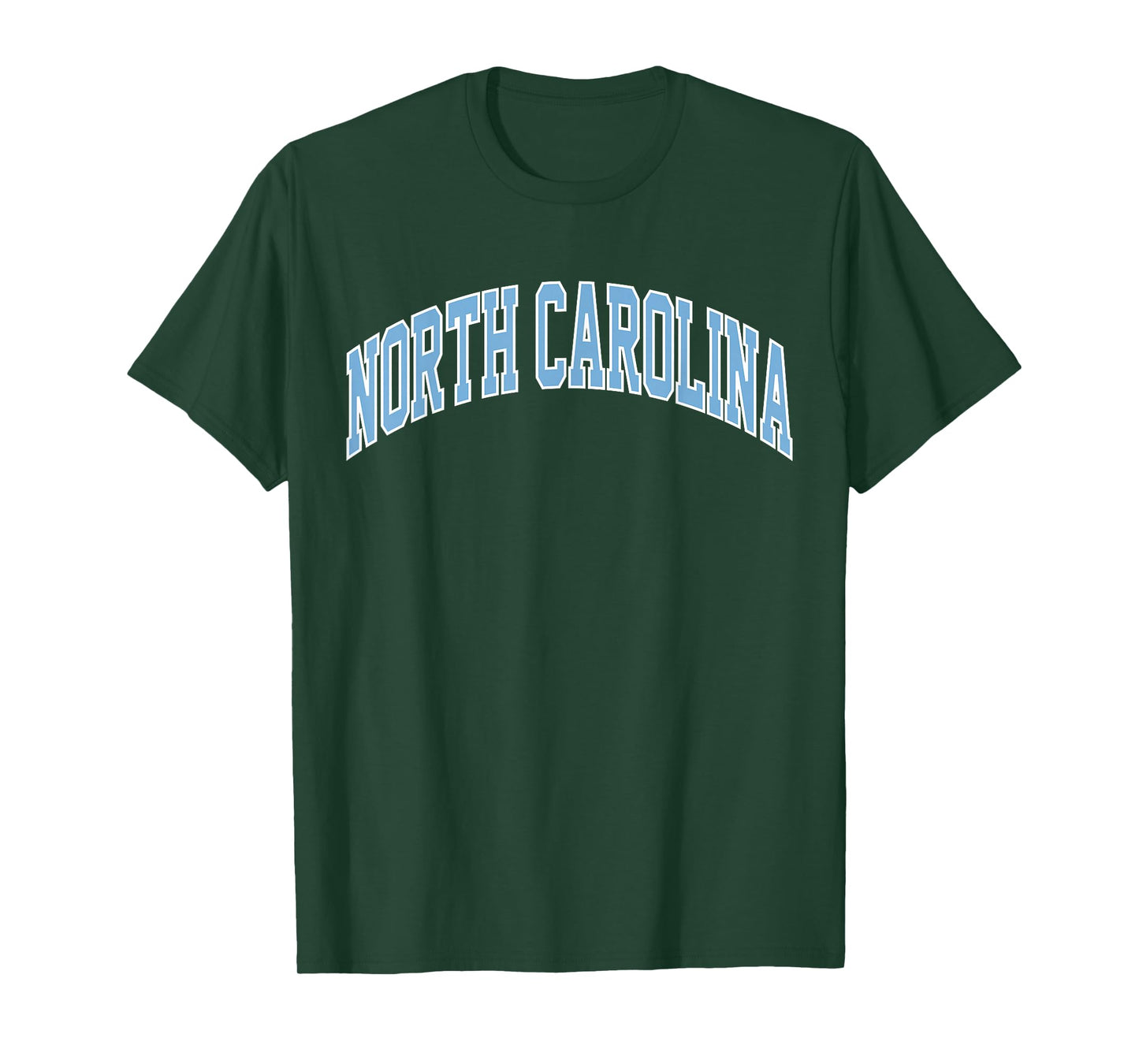 Retro North Carolina Blue Souvenir Simple North Carolina Tee T-Shirt