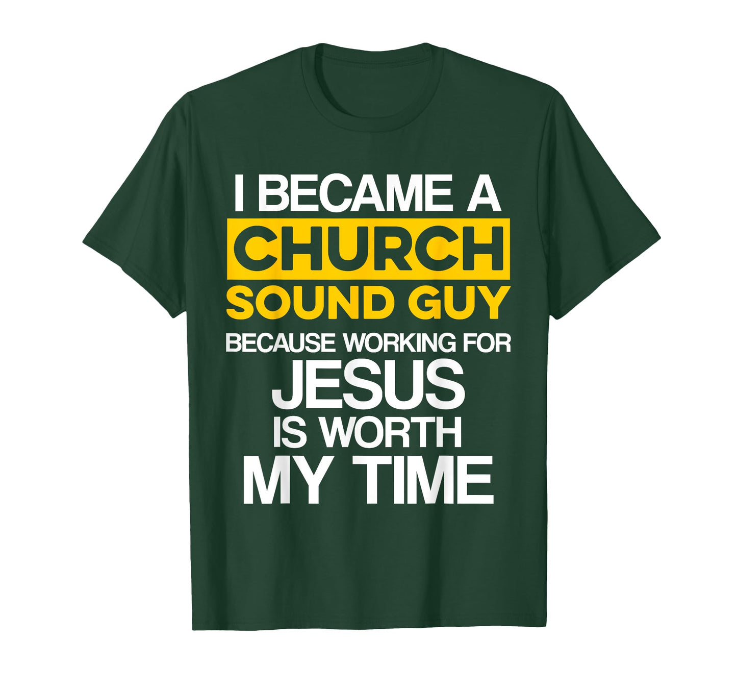 Church Sound Guy Jesus Audio Tech Engineer T-Shirt