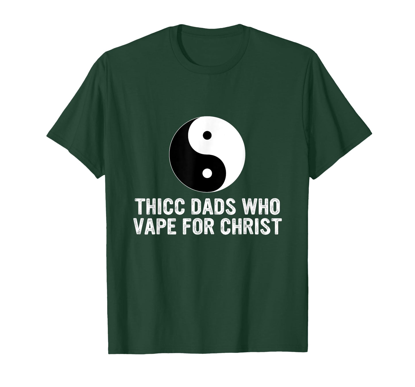 Thicc Dads Who Vape For Christ Father Day T-Shirt