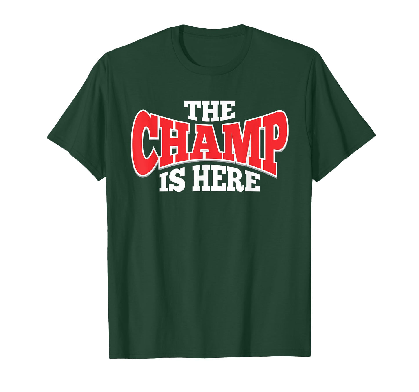 The Champ Is Here | Sport Martial Arts Motivational Gym Gift T-Shirt
