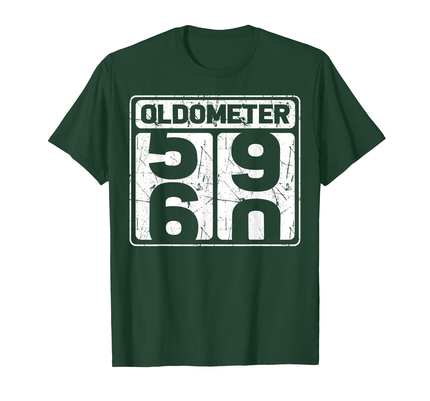 Oldometer 59-60 Vintage - Funny 60th Birthday T-Shirt