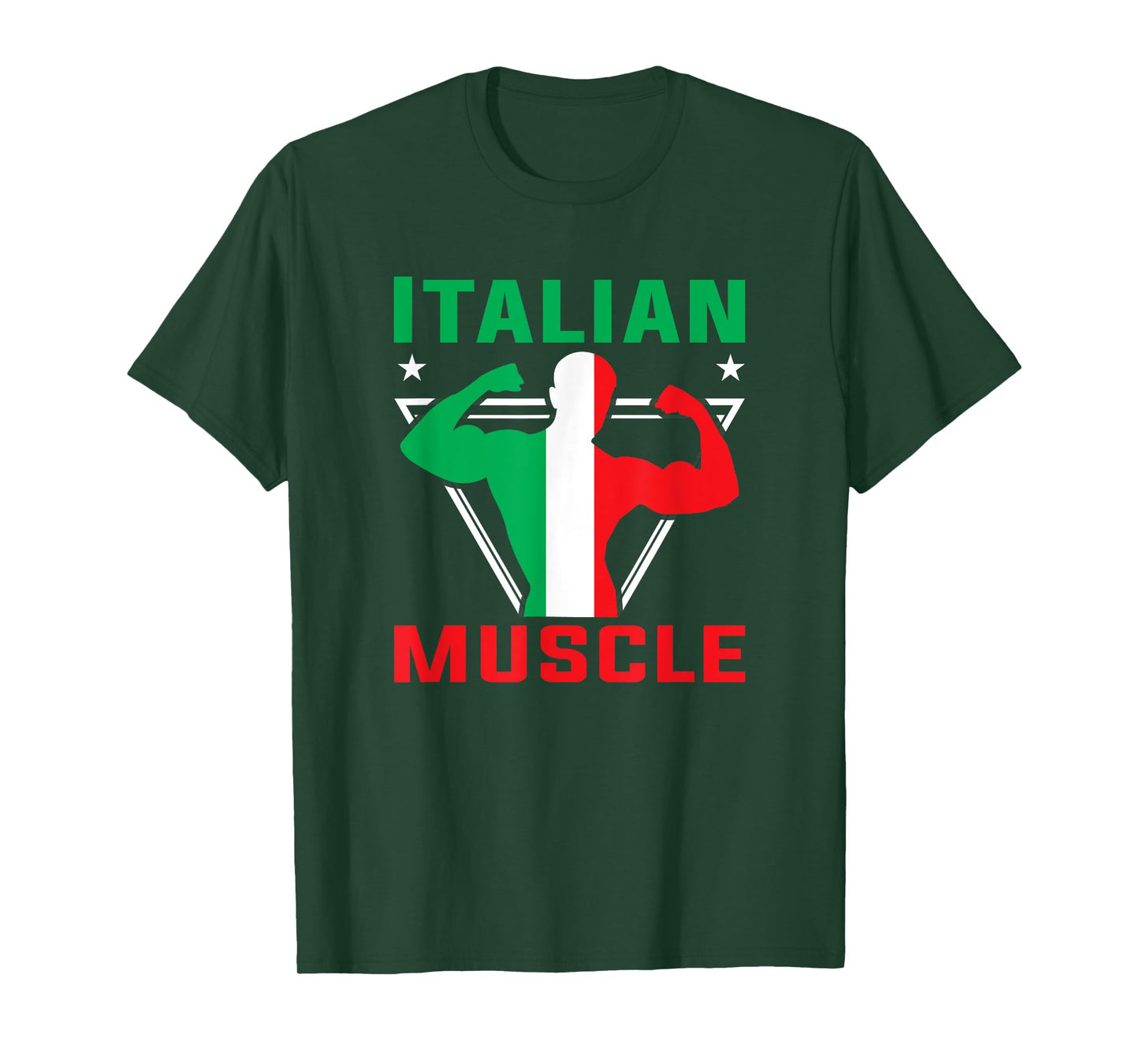 Italian Muscle Funny Italian Heritage Workout Gift for Men T-Shirt