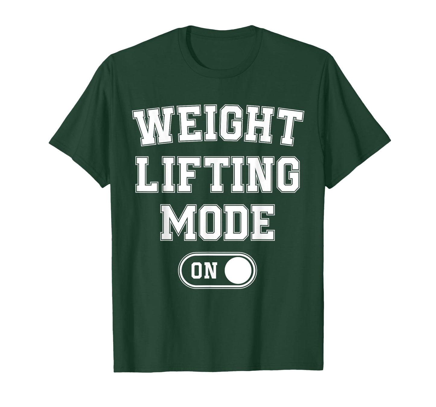 Weight Lifting Mode On Funny Bodybuilder Gift Weightlifter T-Shirt