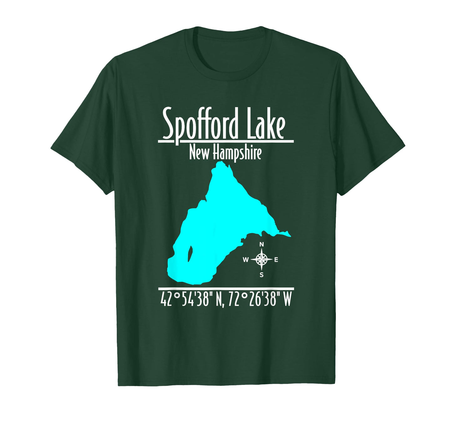 Modern Spofford Lake, New Hampshire T-Shirt