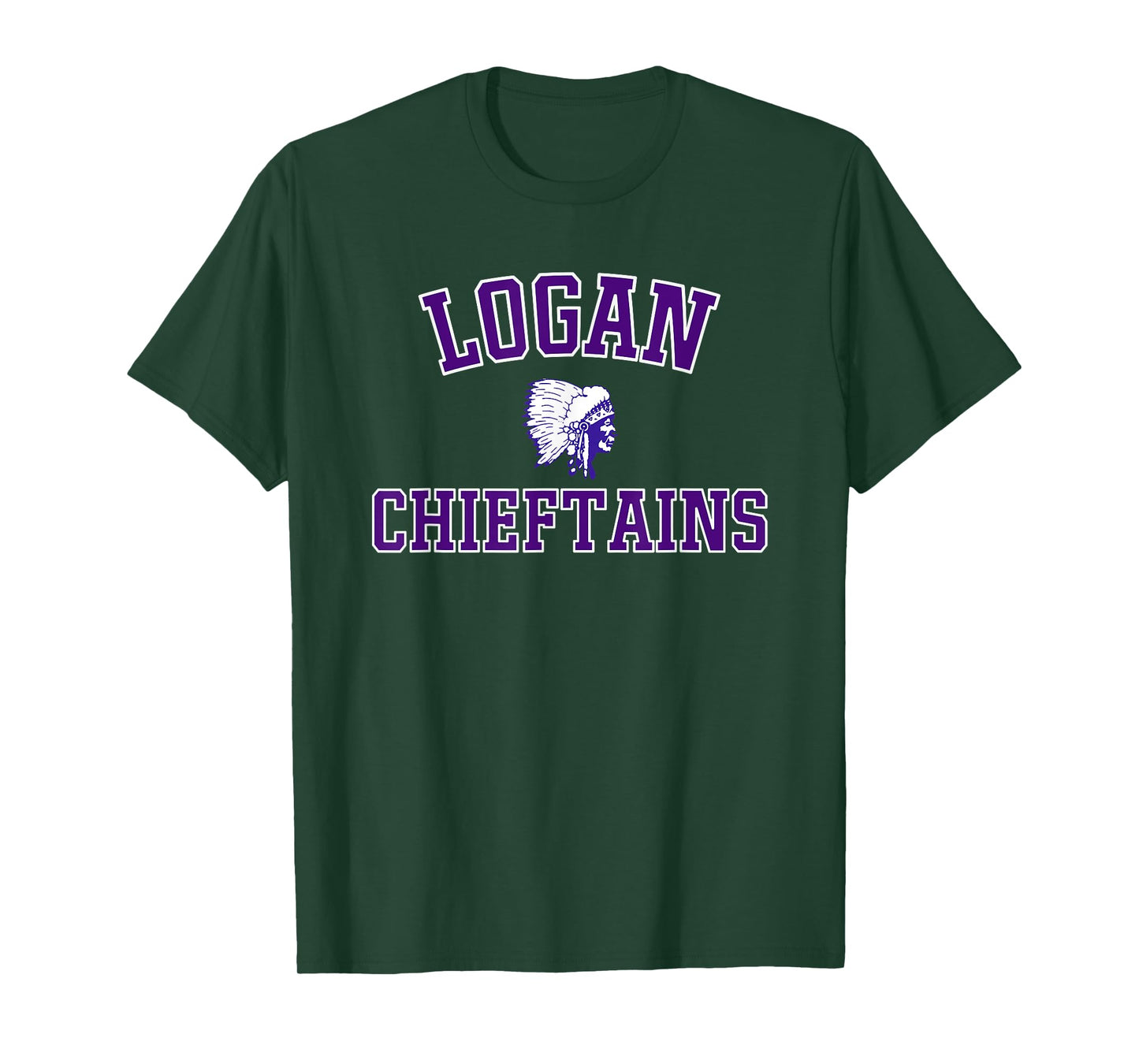 Logan Chieftains Logo Varsity HS T-Shirt