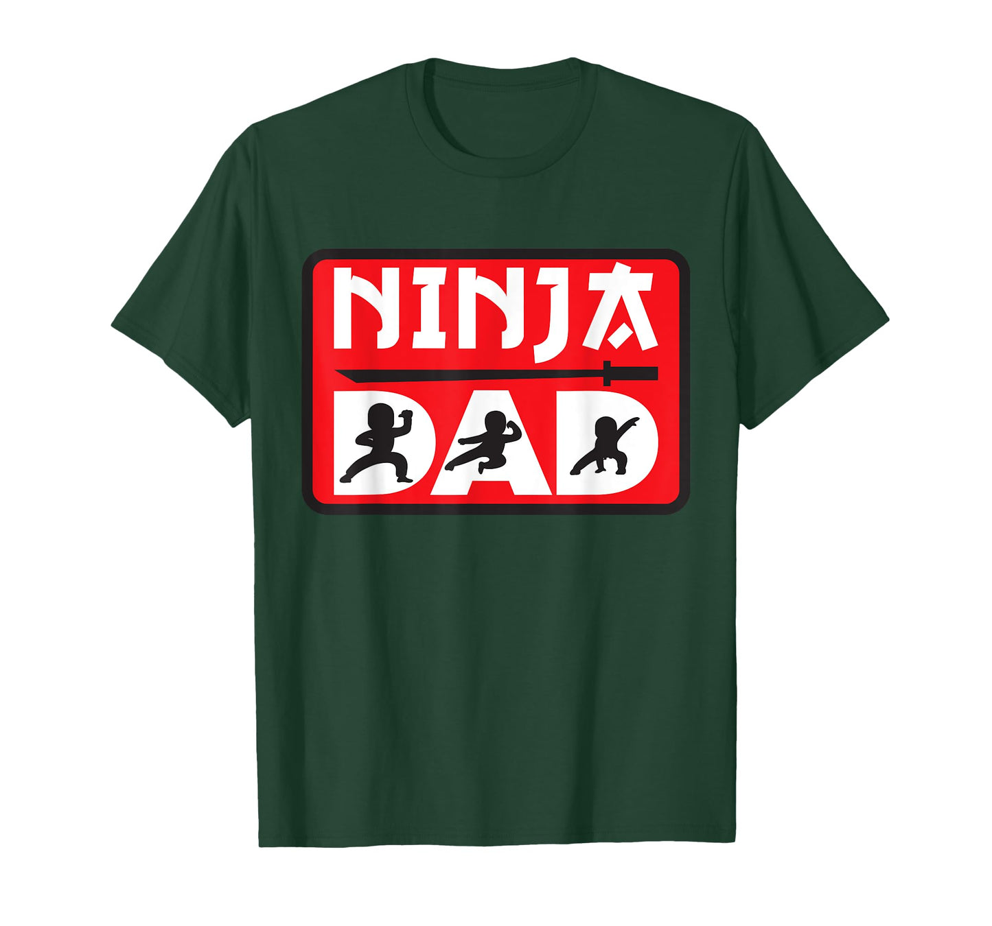 Ninja Dad Matching Family Ninja Warrior Funny Gift T-Shirt