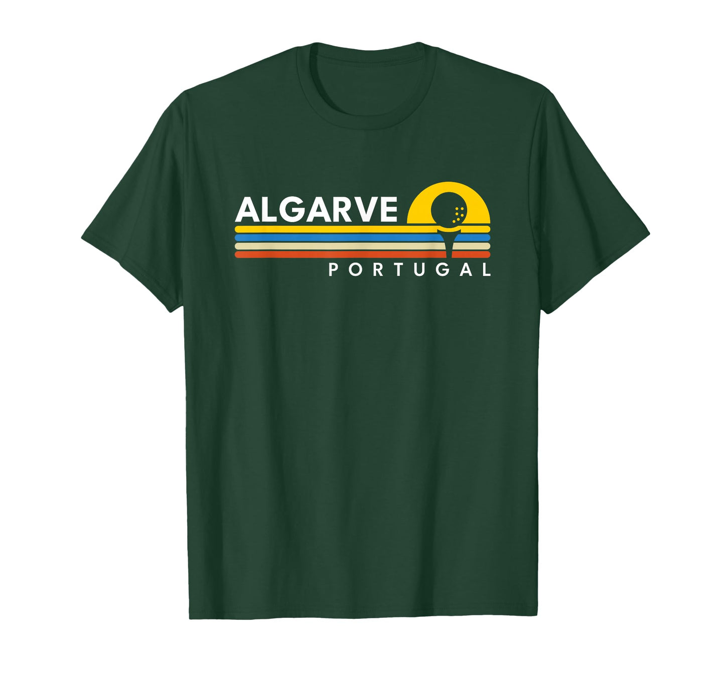 Algarve Portugal Vintage Retro Souvenirs Golf T-Shirt