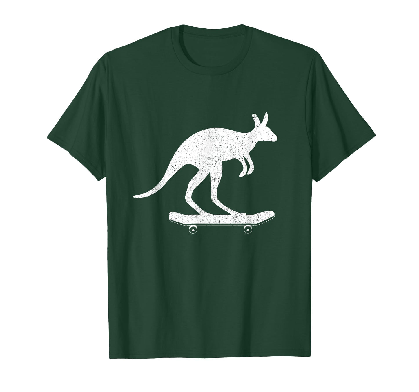 Cool Kangaroo rides Skateboard Fun Australia Travel Gift T-Shirt