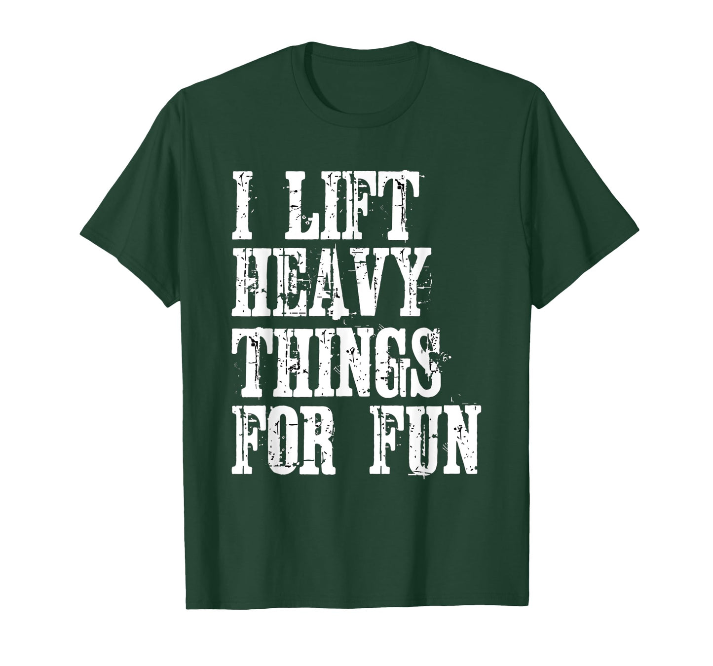 Funny Strongman i Lift Heavy Things fitness weight lifting T-Shirt