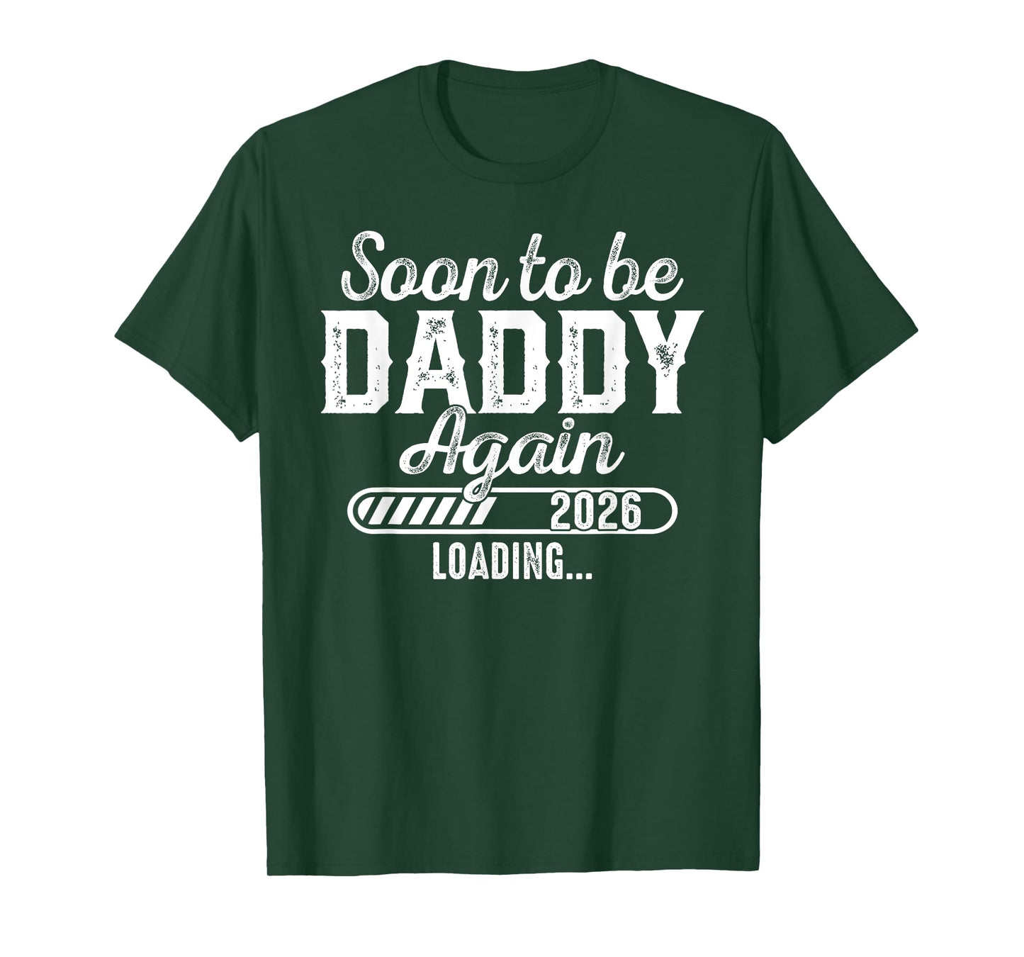 Mens Soon to be Daddy again est. 2026 Future New Dad T-Shirt