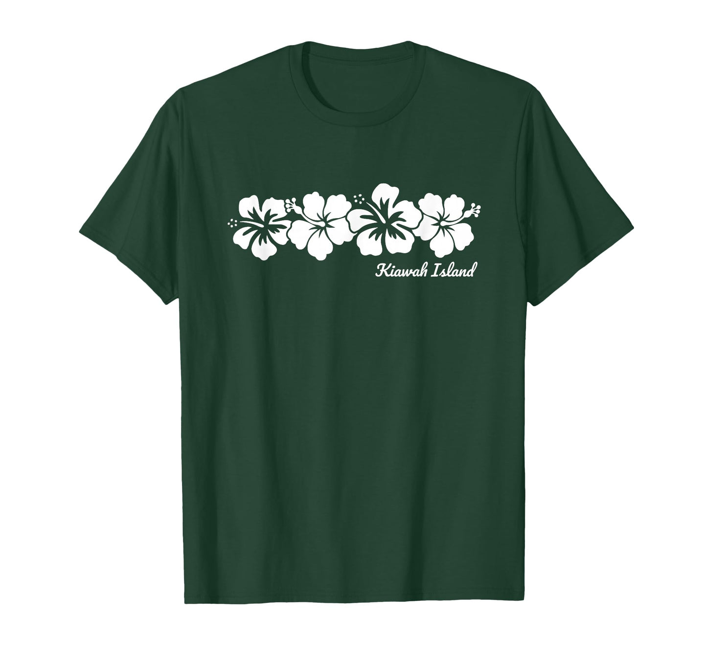 Kiawah Island South Carolina Hibiscus Flower Souvenir T-Shirt