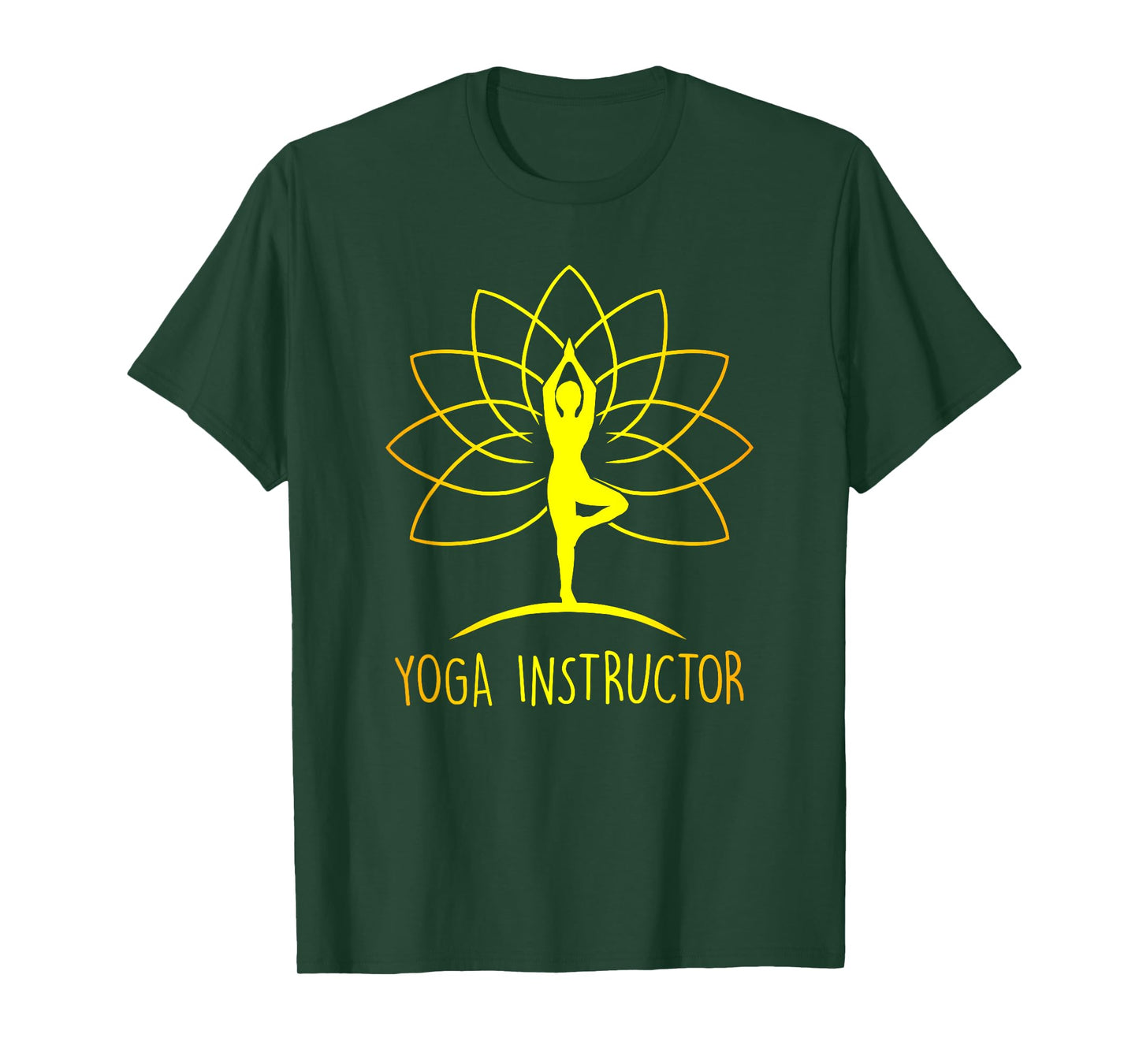 Yoga Instructor Lotus Flower Cool Meditation Instructor Gift T-Shirt