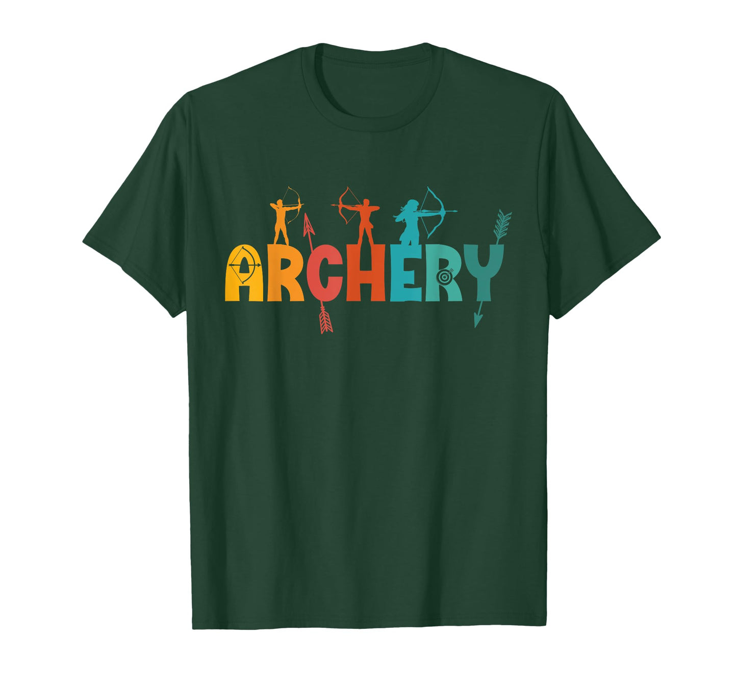 Archery Vintage Archer Sport Competition Bow Arrow Target T-Shirt