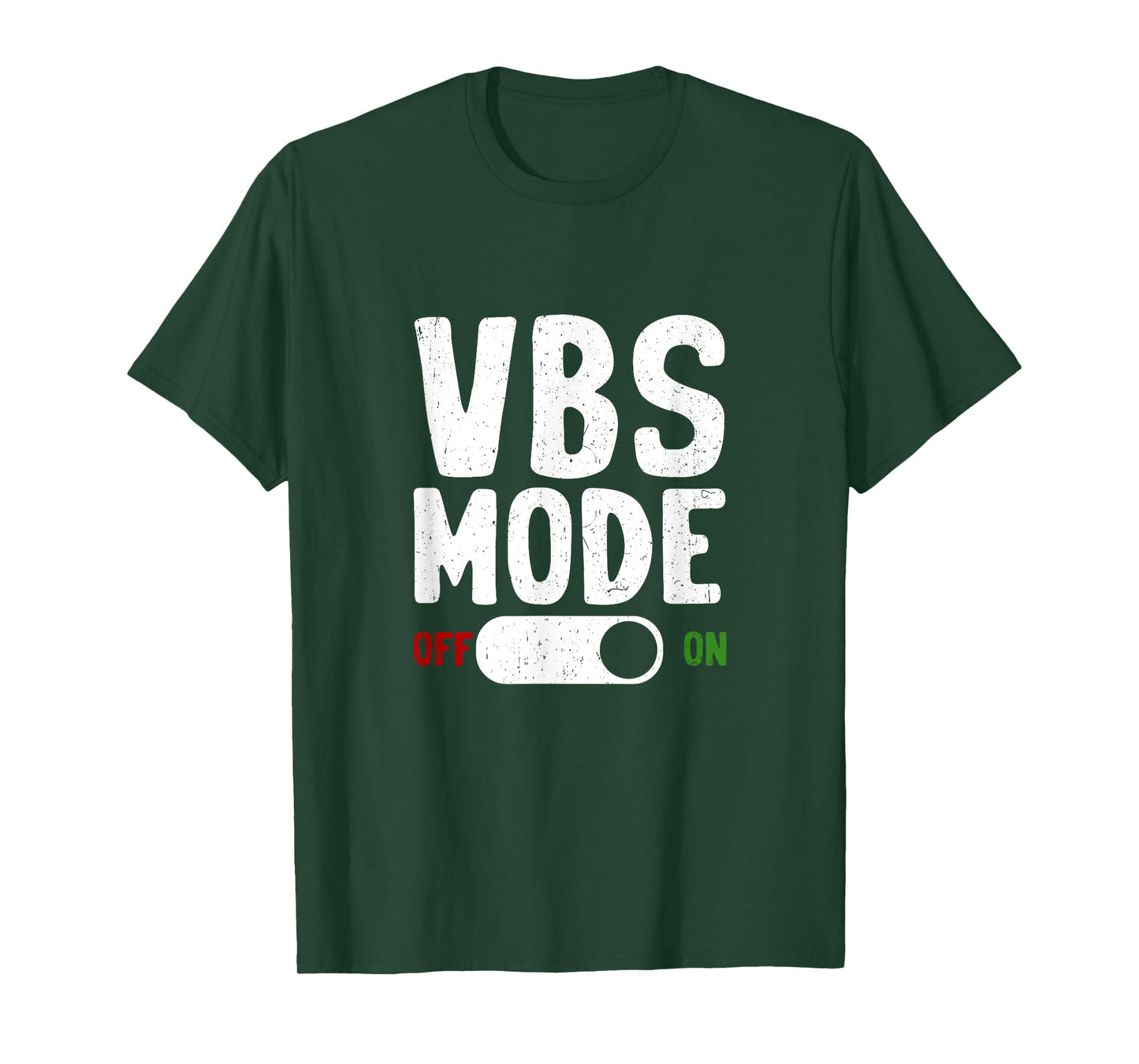VBS Vacation Bible School Mode On Summer Christian Teacher T-Shirt