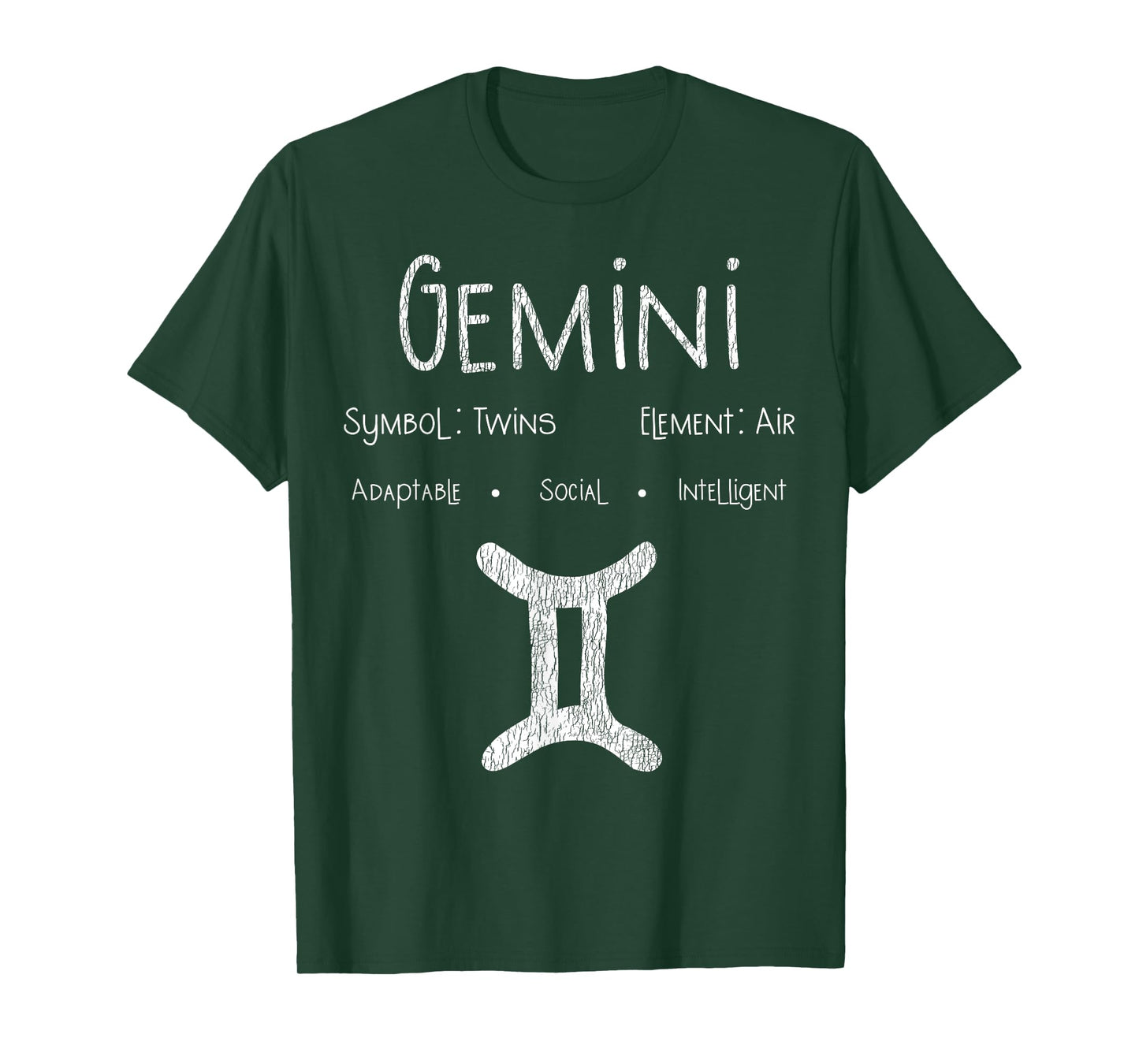 Vintage Gemini Birthday Horoscope Zodiac Sign Astrology Bday T-Shirt