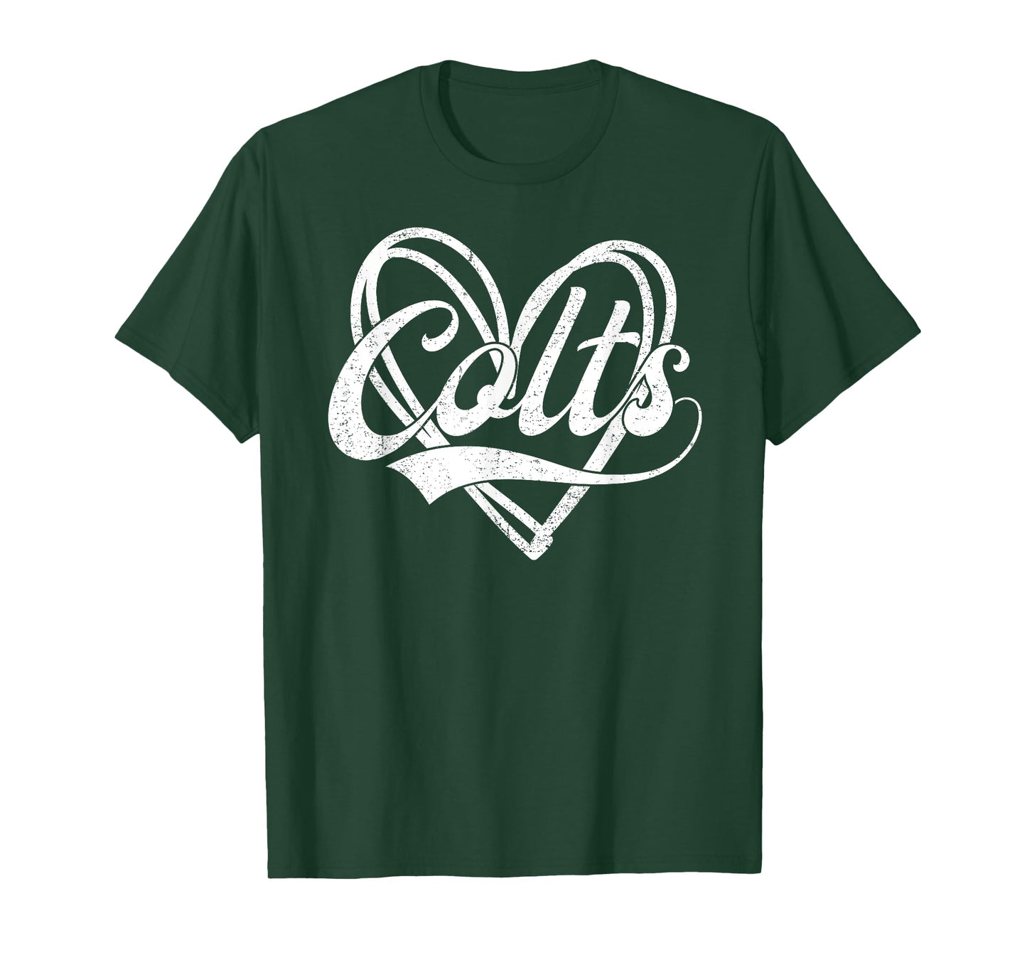 Colts Heart Name Vintage Retro Men Women Kids Girls T-Shirt