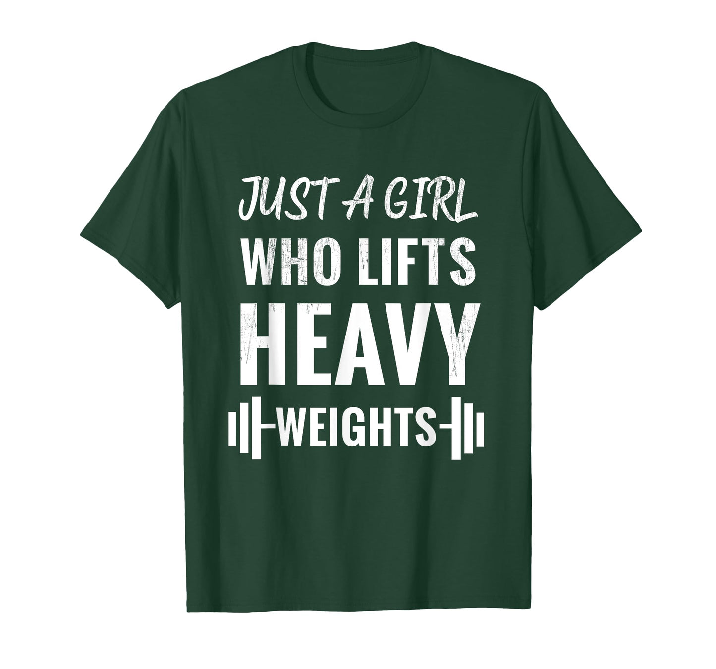 Just A Girl Who Lifts Heavy Weights, Weight Lifting Training T-Shirt