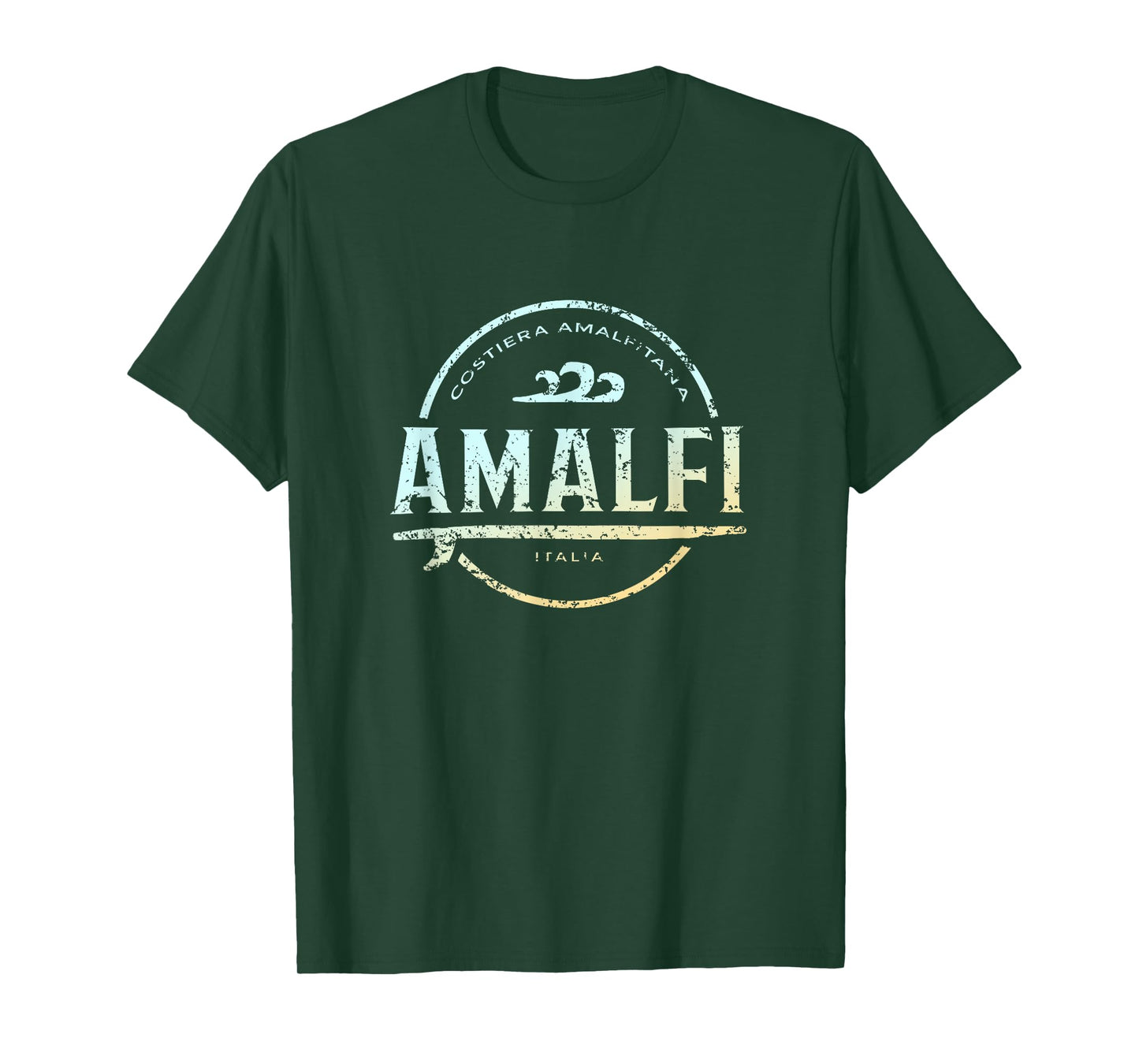 Amalfi Coast Italy - Retro Amalfi Italia Vintage Surf T-Shirt