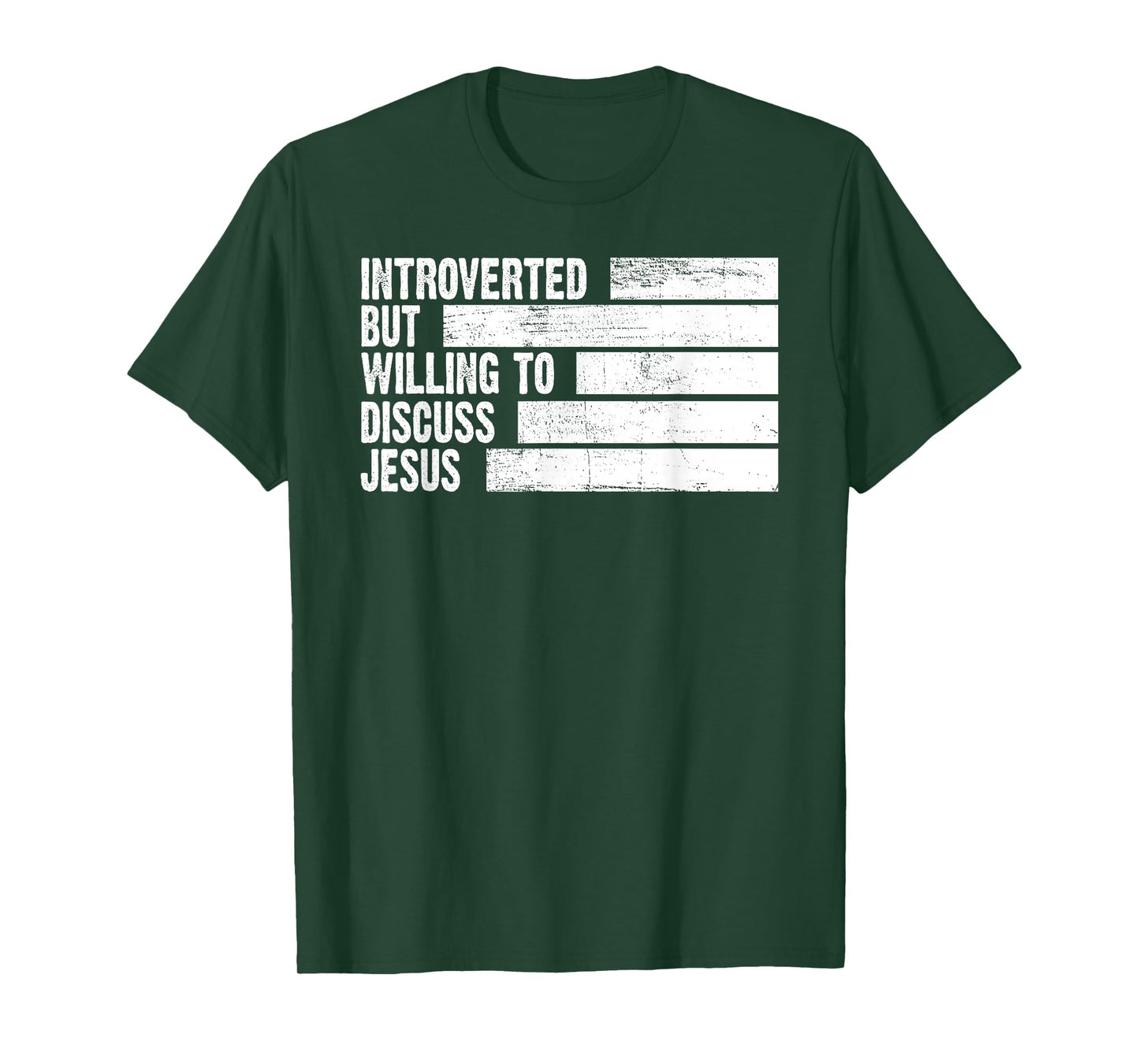 Introverted But Willing To Discuss Jesus Cute Christianity T-Shirt