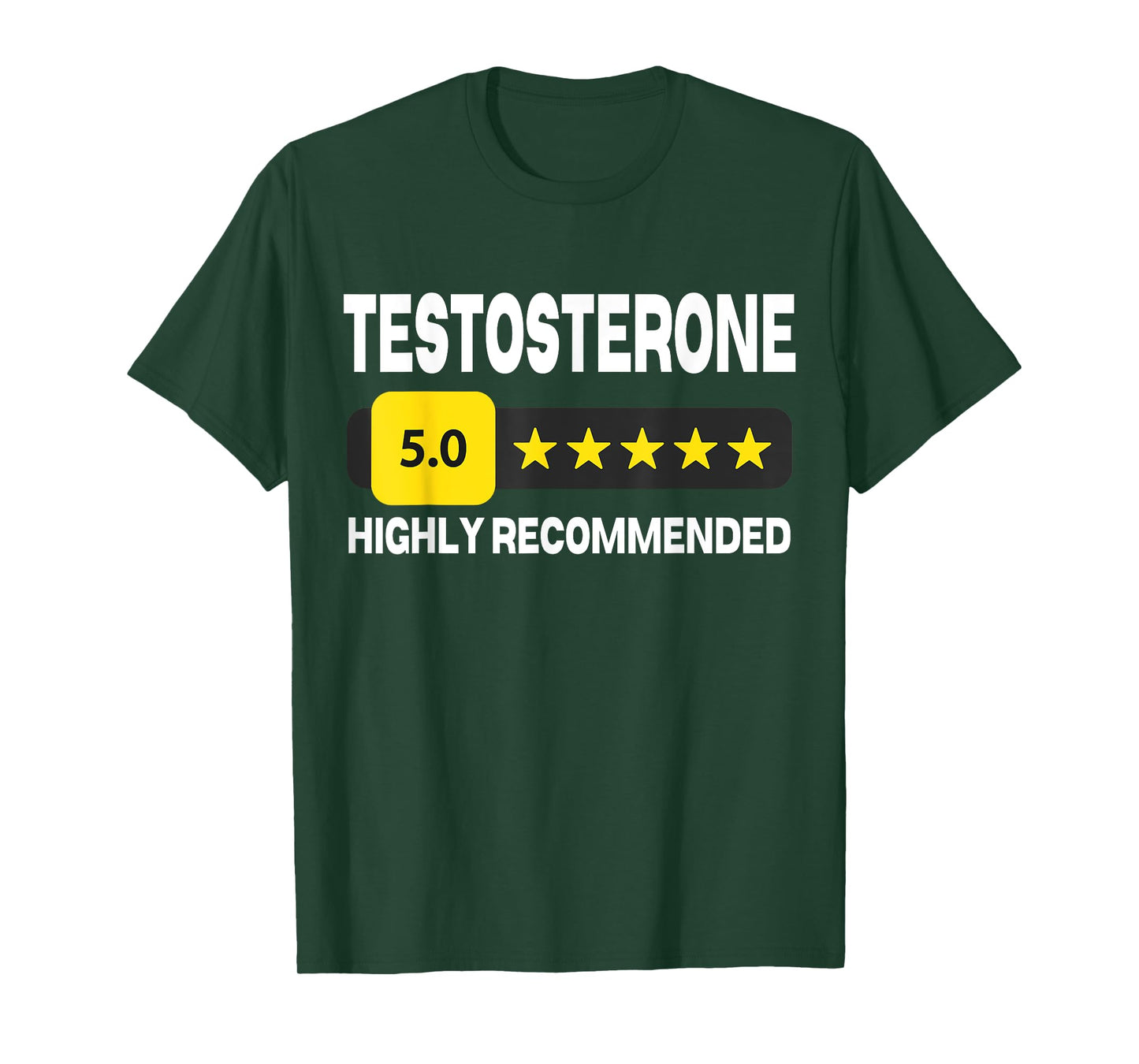 Funny Testosterone Test Testo TRT Therapy Bodybuilding Humor T-Shirt
