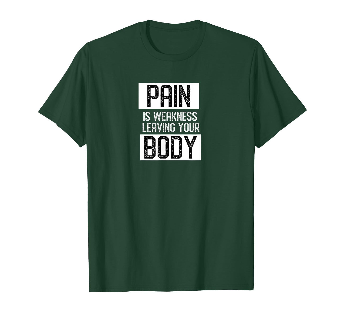Motivational Pain is weakness leaving your body gym gift T-Shirt