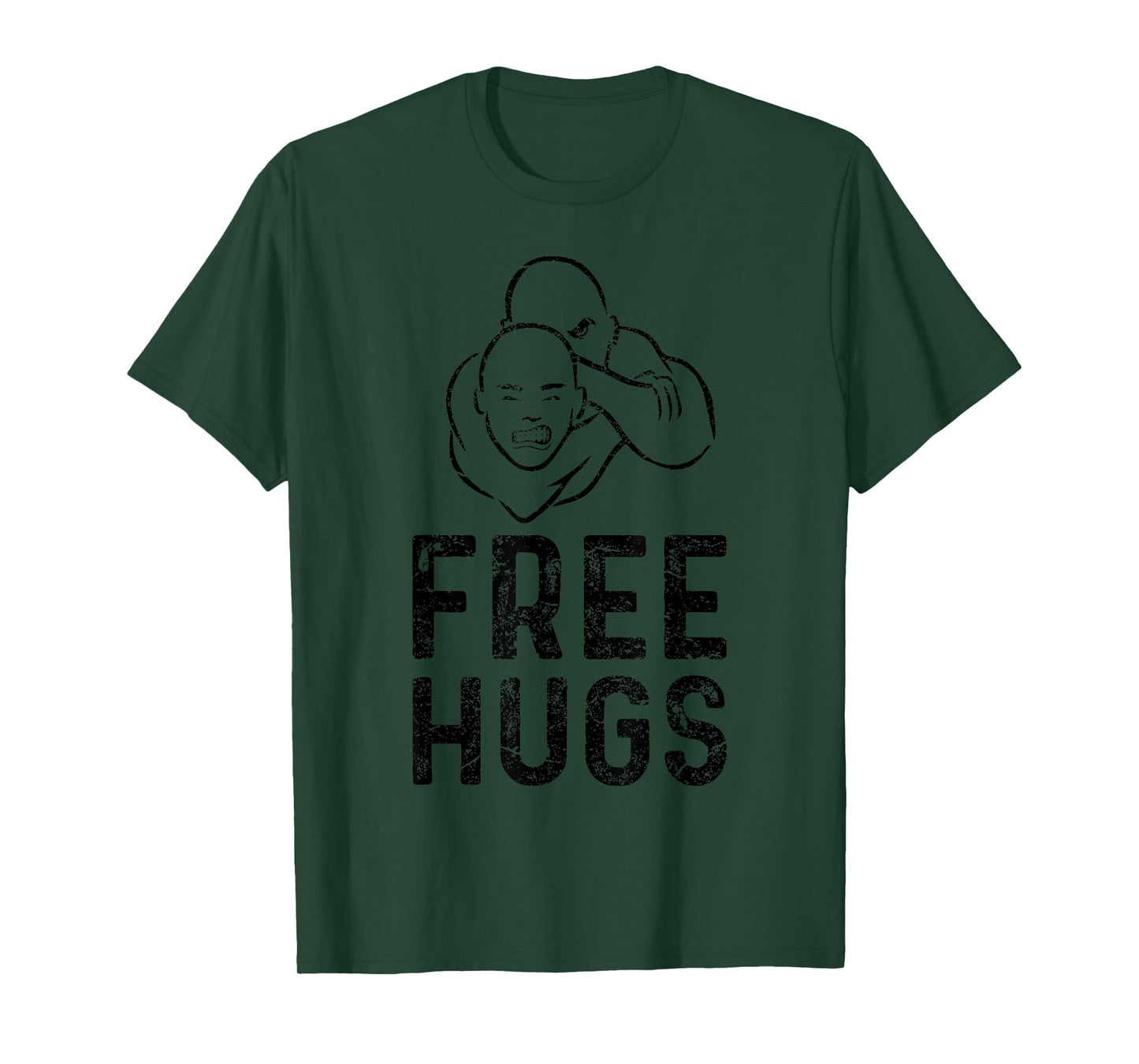 Funny BJJ Outfit Brazilian Jiu-Jitsu Free Hugs T-Shirt