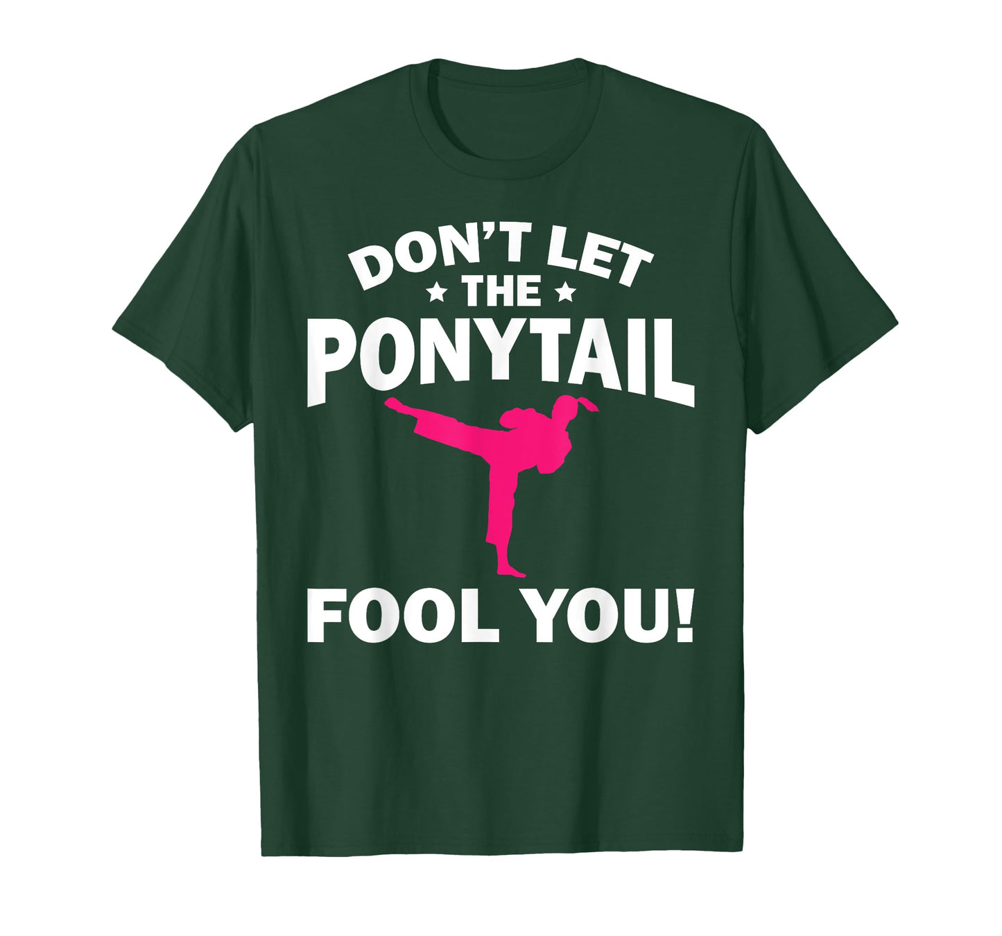 Funny Girl Karate Design Kids Women Kickboxing Black Belt T-Shirt